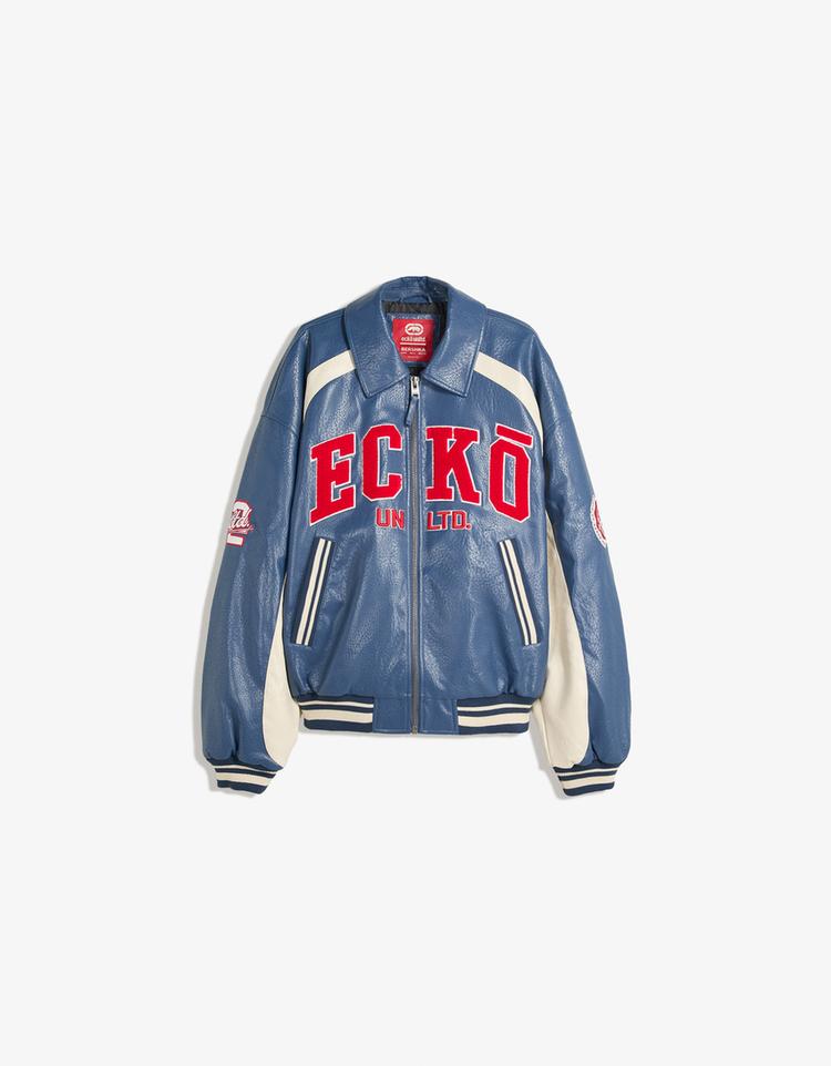 Ecko Unltd leather effect jacket