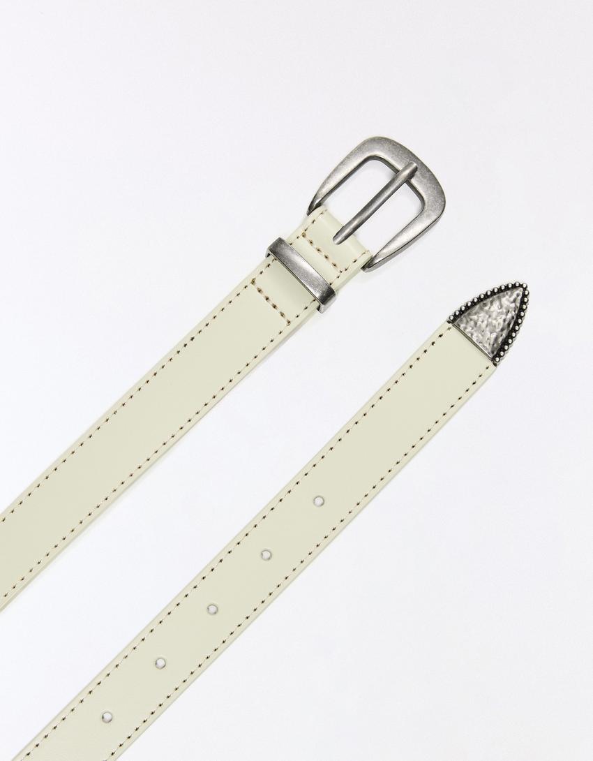 Kožni remen-Krem boja