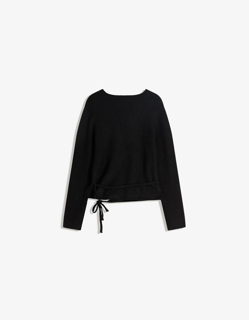 Ballerina cardigan-Black