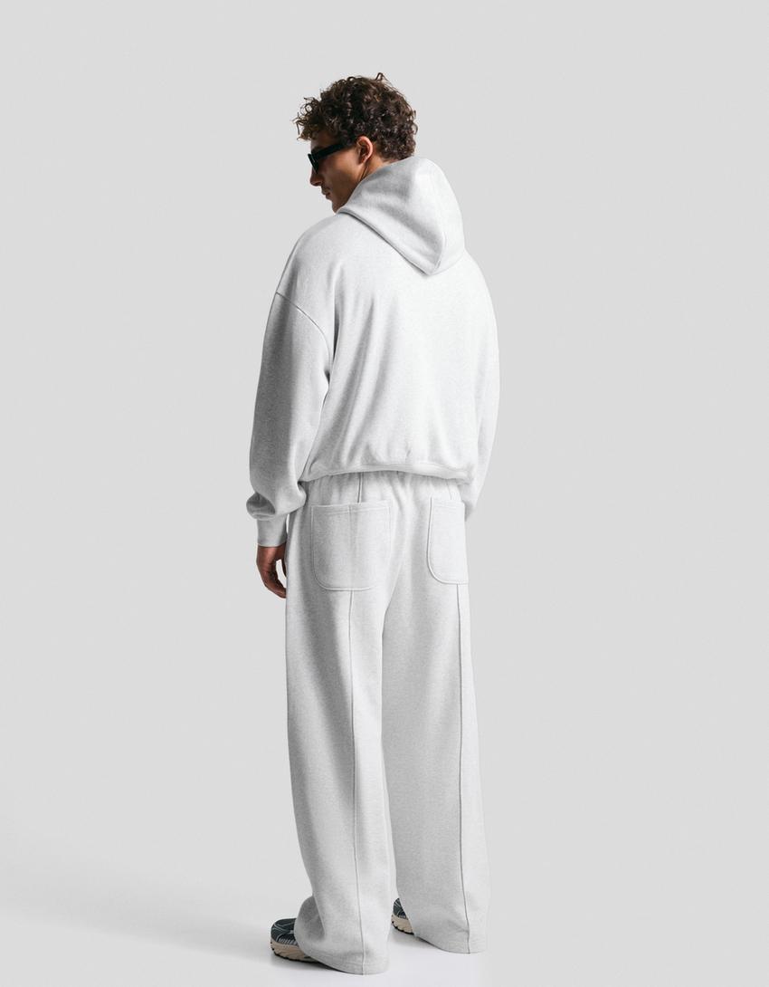 Super baggy -housut-Harmaa