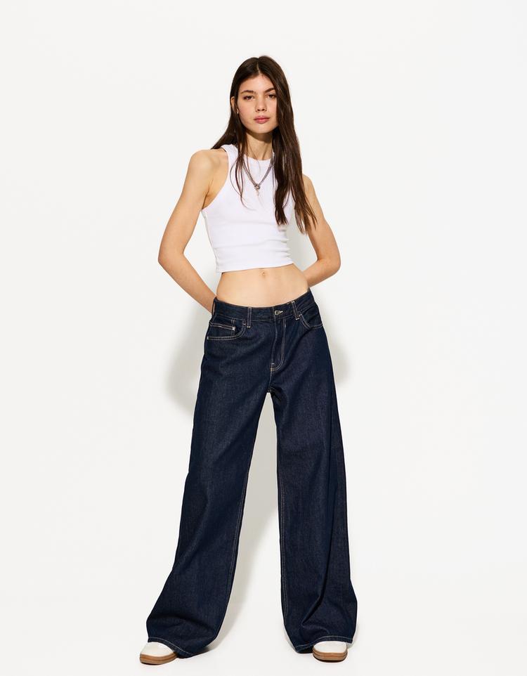 Geniş paça jean