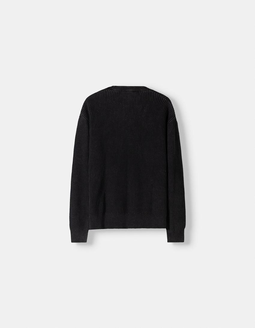 Pullover Mit Print Herren Bershka pullover-mit-print-herren-bershka