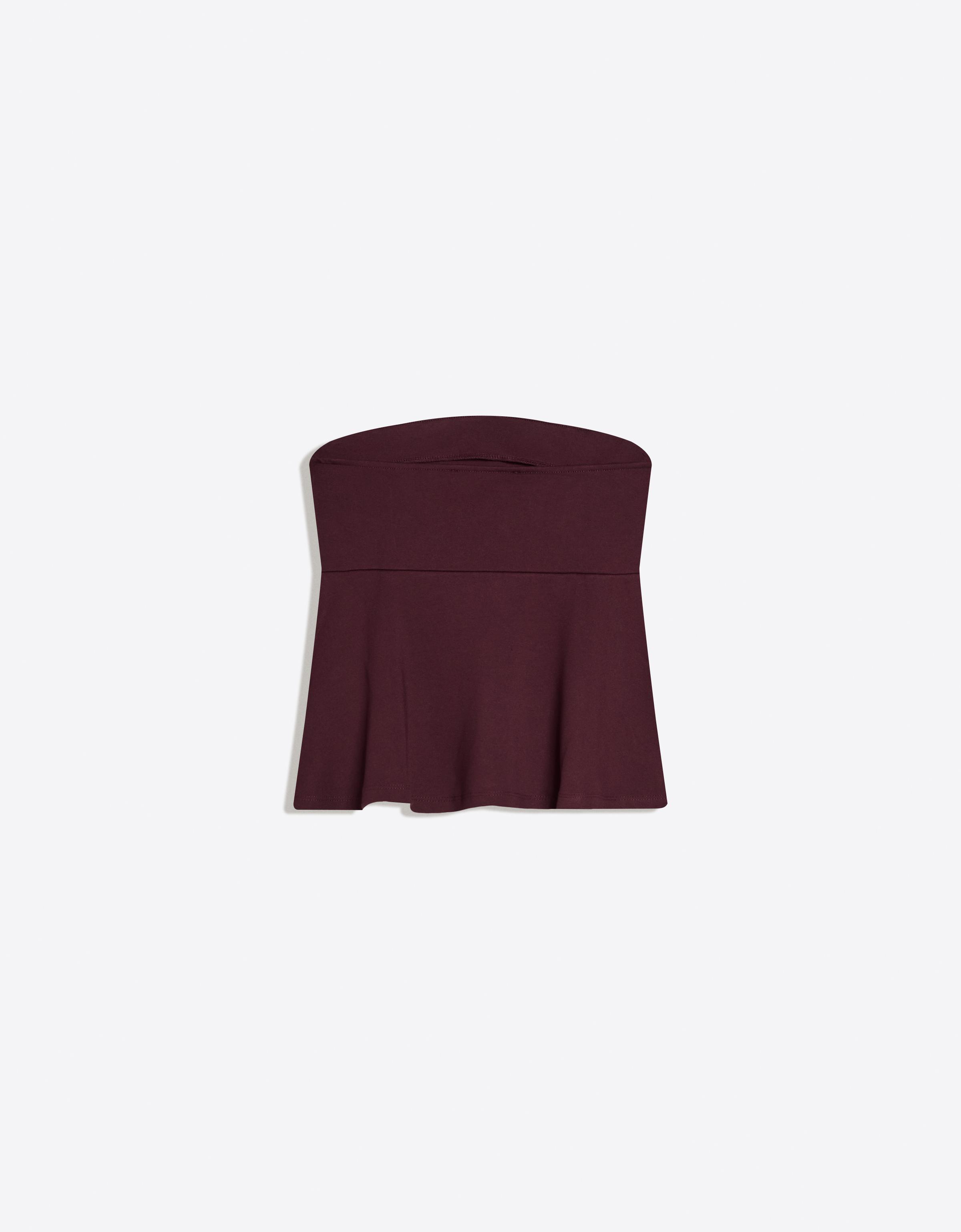 Peplum bandeau top - Görsel 32