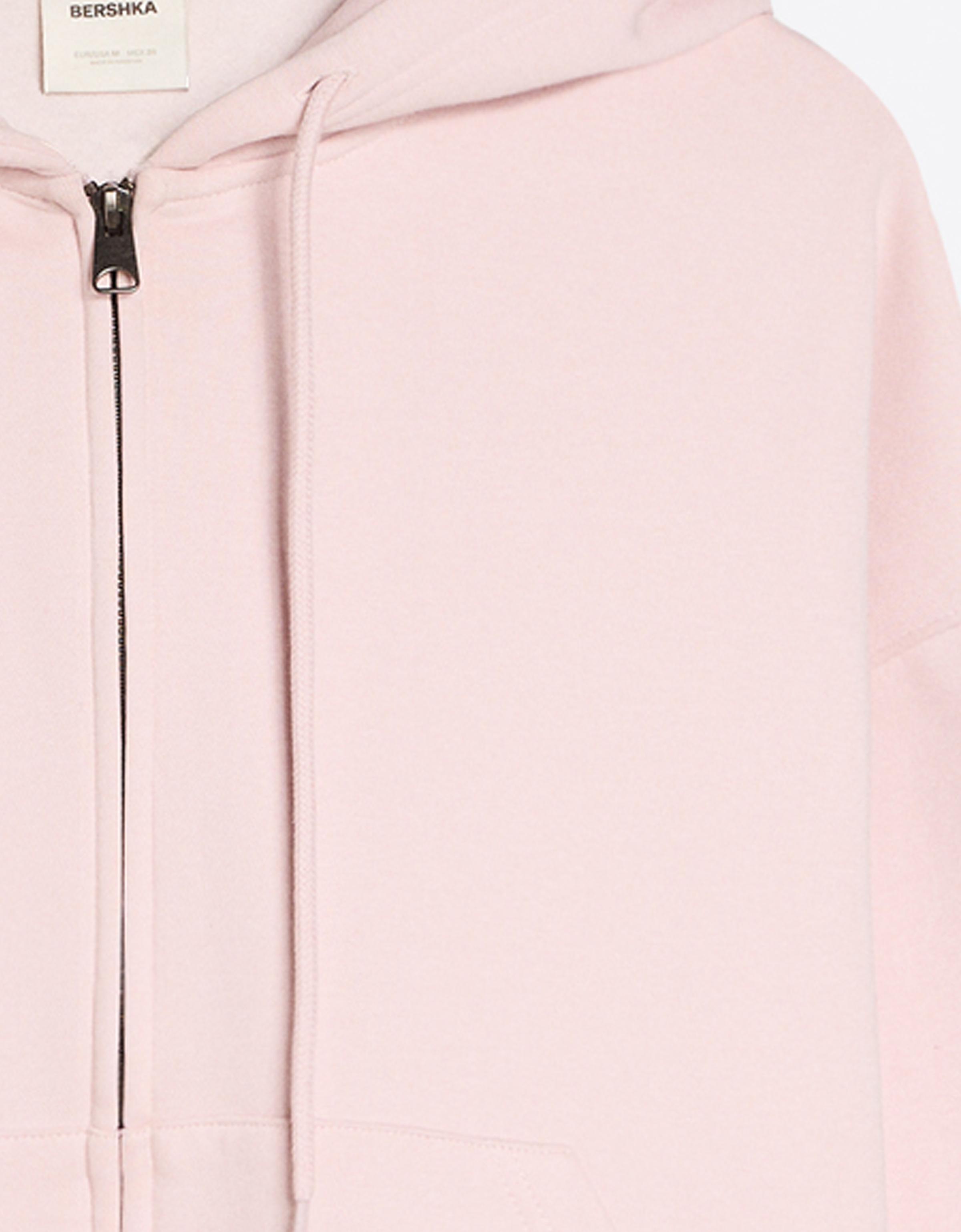 Zip-up hoodie — Pink