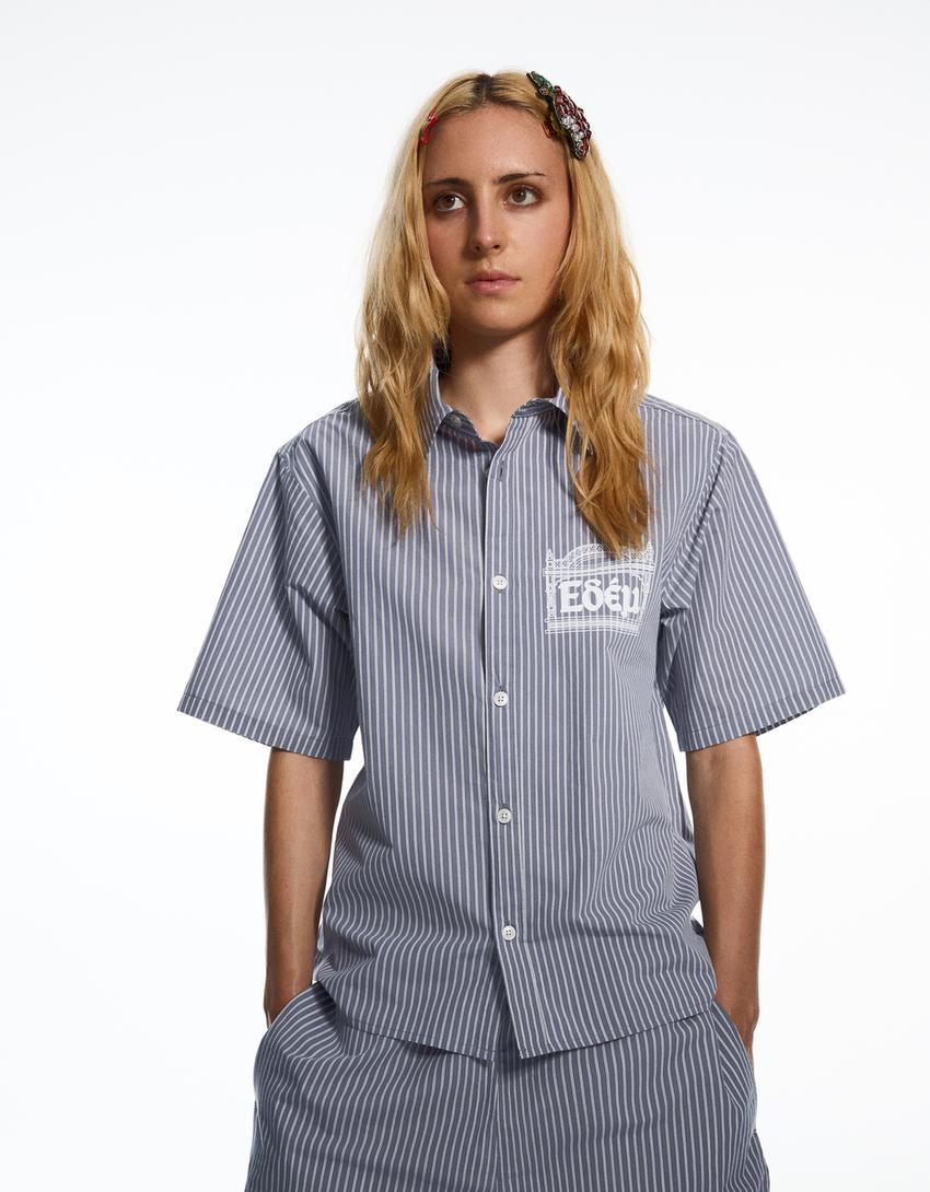 Short sleeve shirt ARIES X BERSHKA-Dark grey