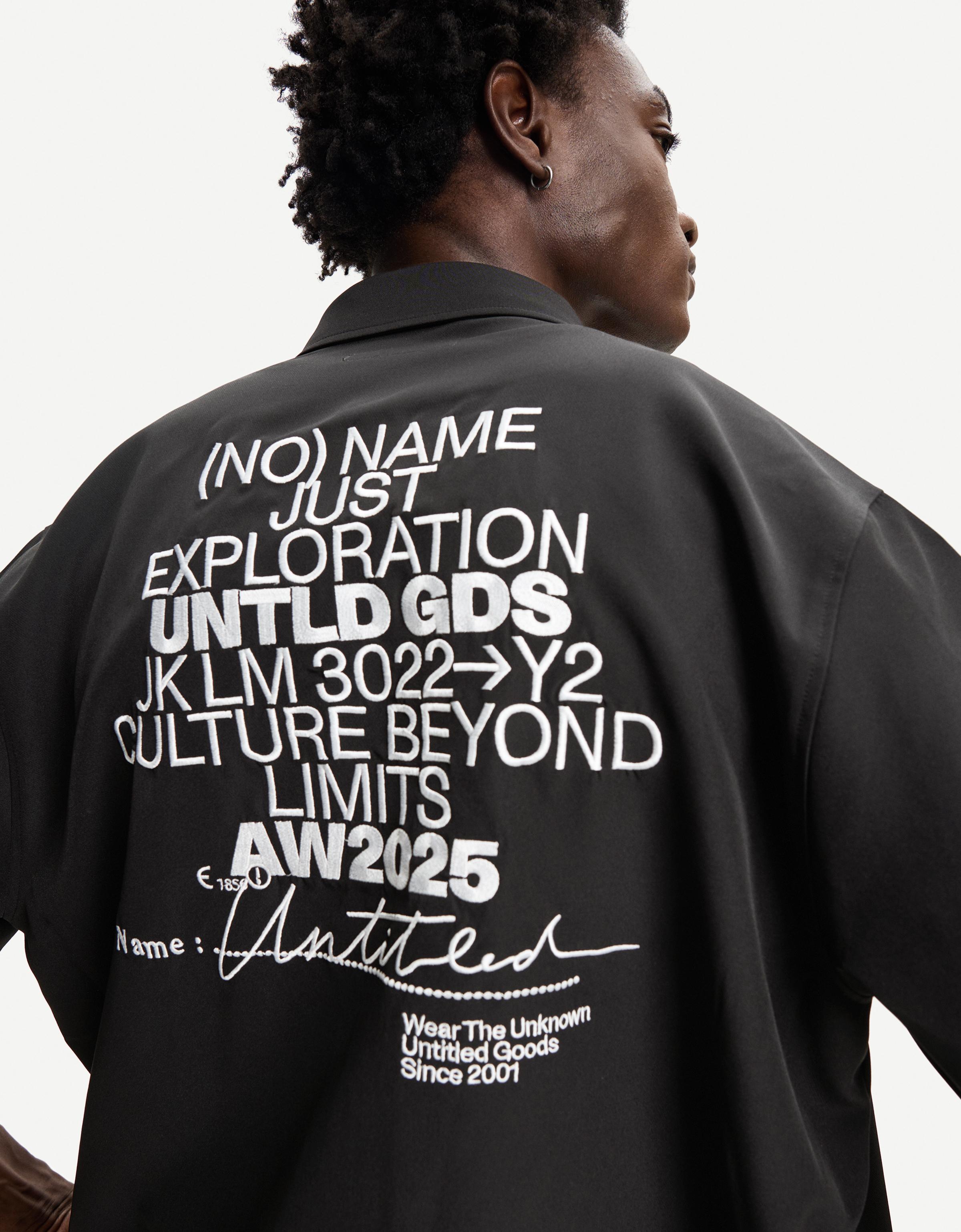 Tailored boxy fit shirt with embroidery - Men | Bershka