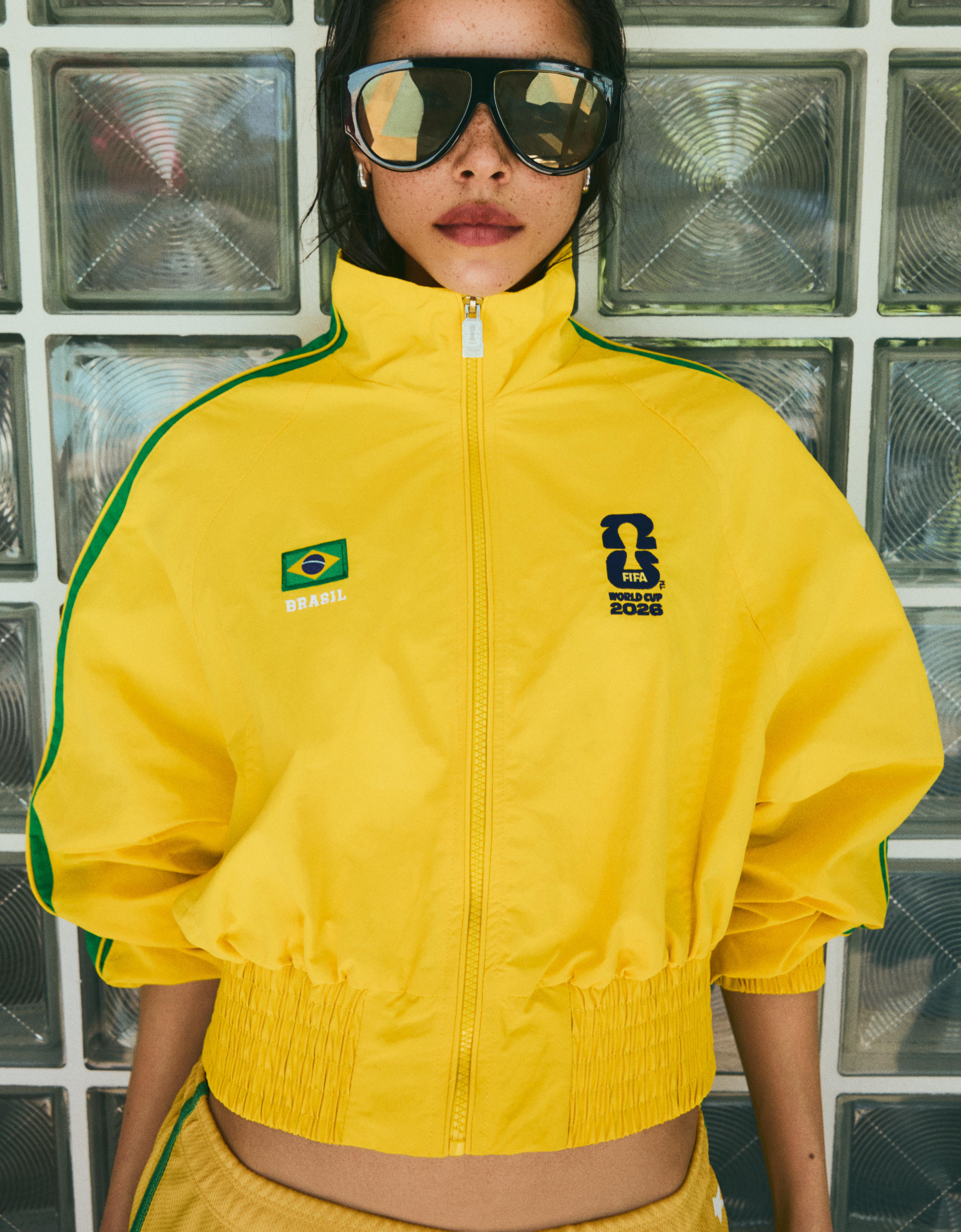 Brazil FIFA WORLD CUP™ nylon jacket — Yellow