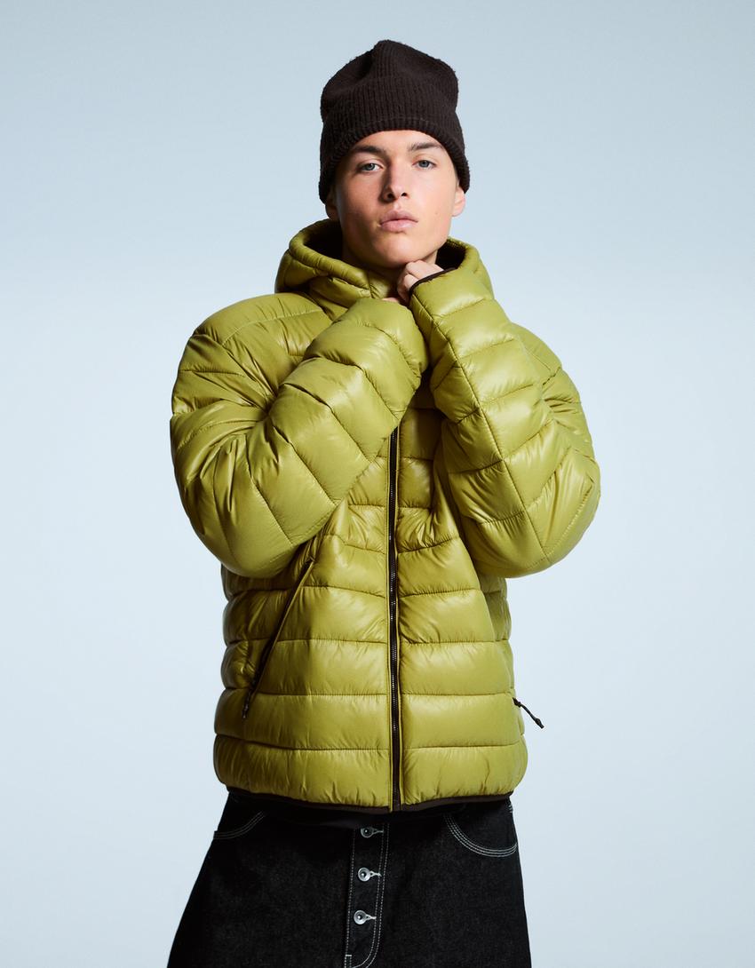 Blusão acolchoado leve-Verde
