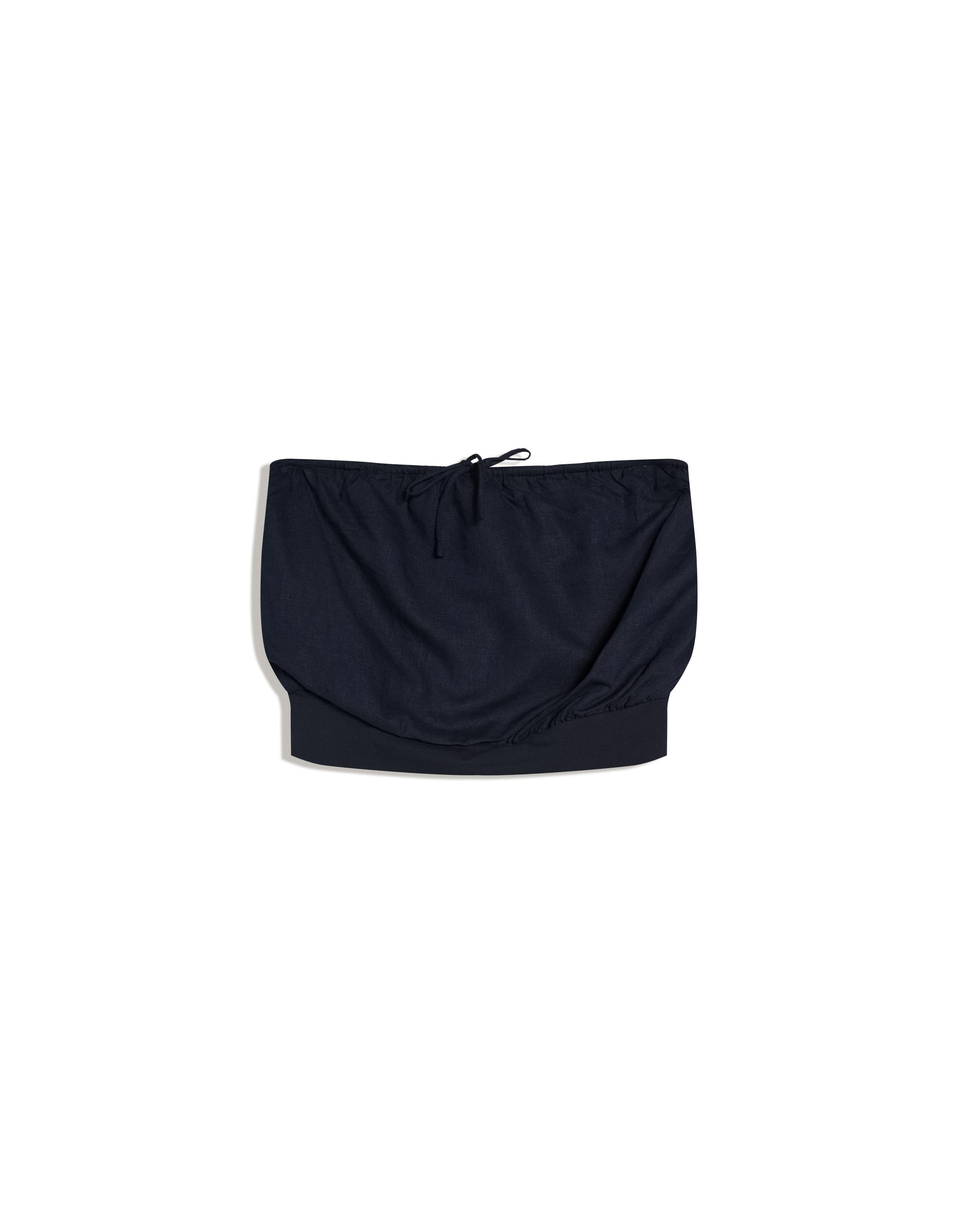 Bandeau top with tie