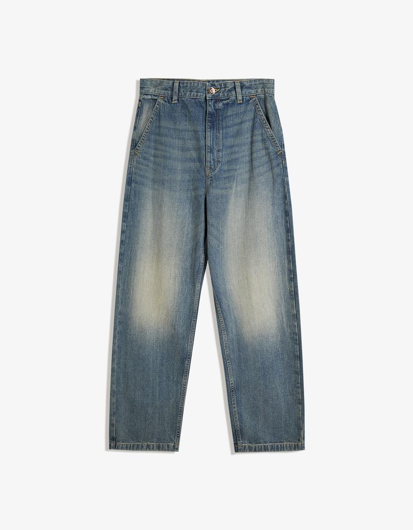 Grey Hoodie Wash — Skater jeans