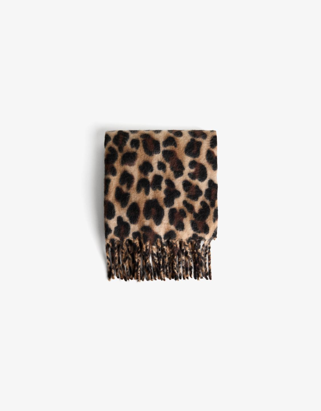 Animal print scarf