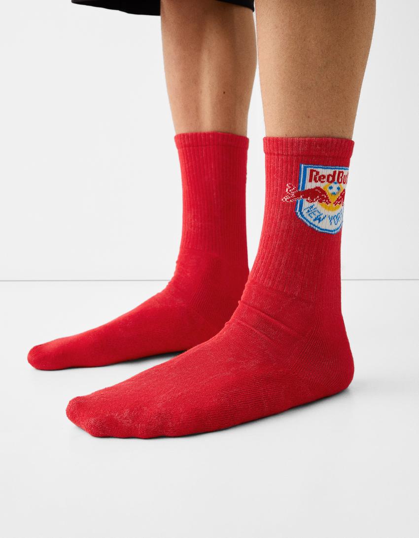 حزمة جوارب نيويورك ريد بولز-أحمر-2