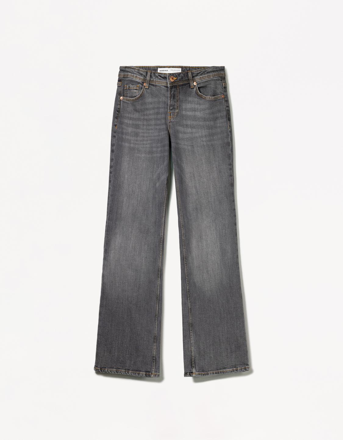 Bootcut-jeans med låg midja