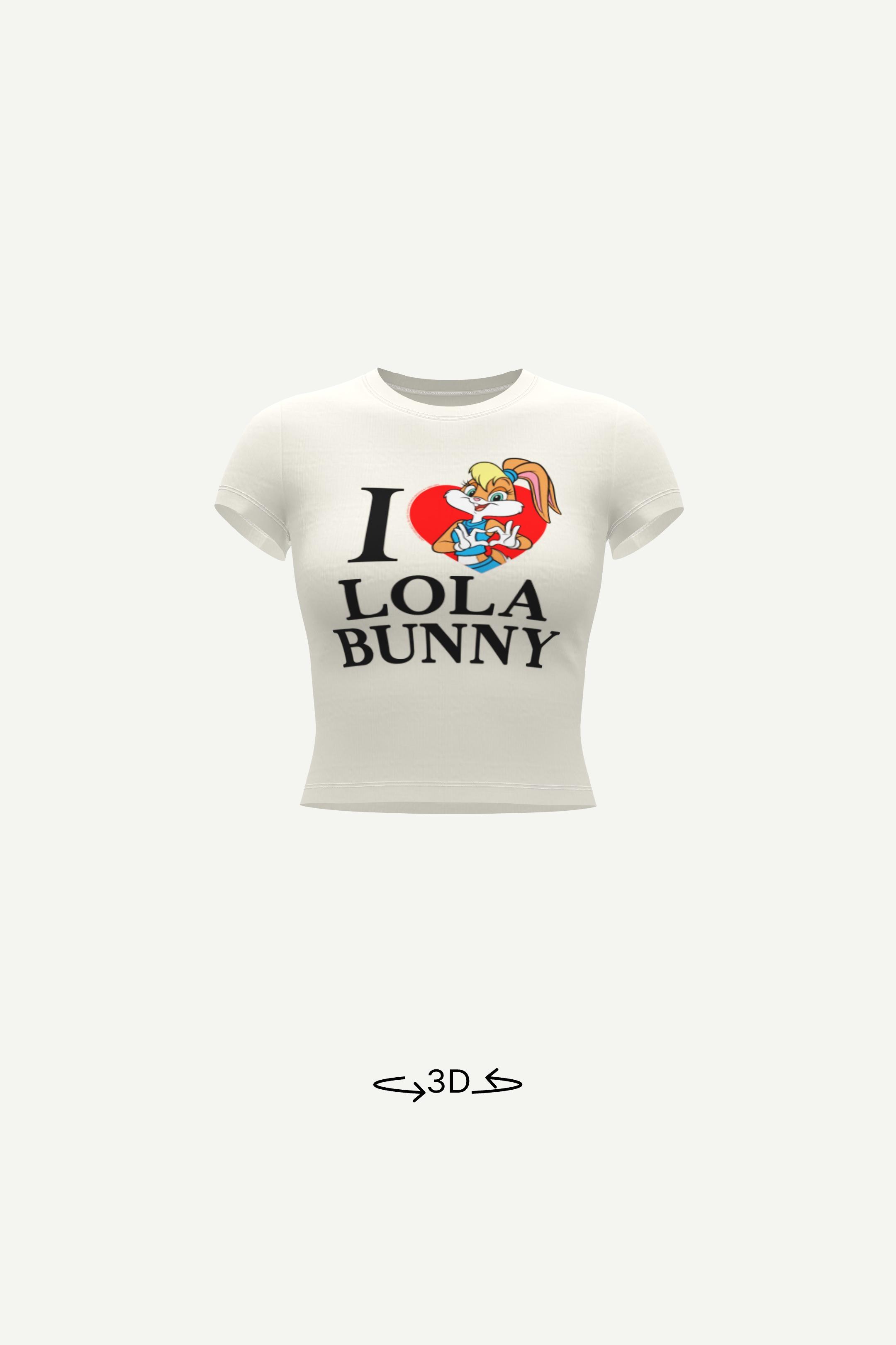 T-shirt Looney Tunes manga curta-Gelo-0