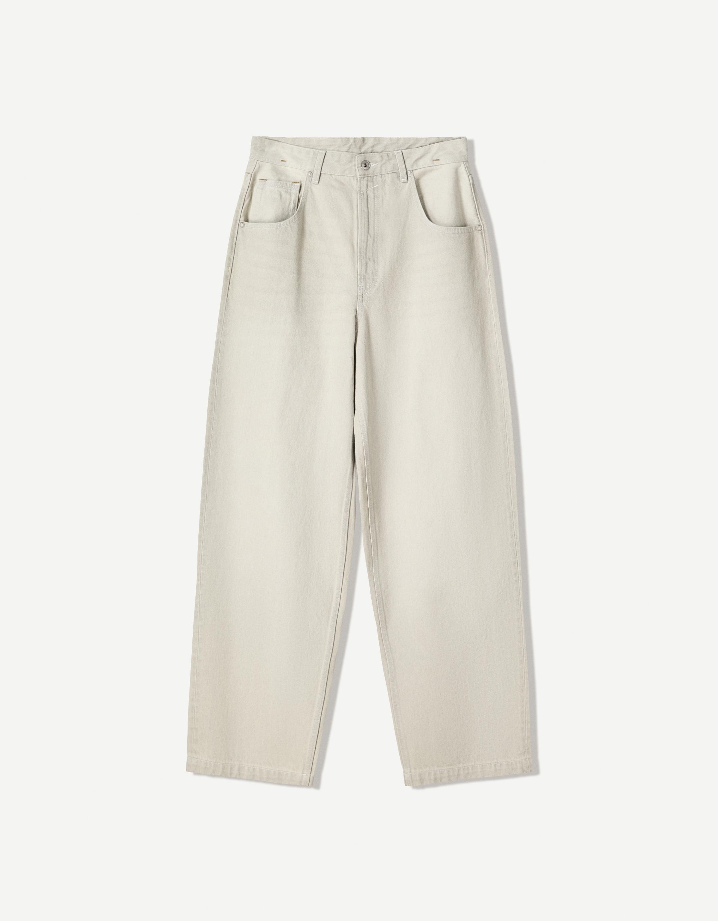Bershka スーパーバギーデニム 32 パンツ