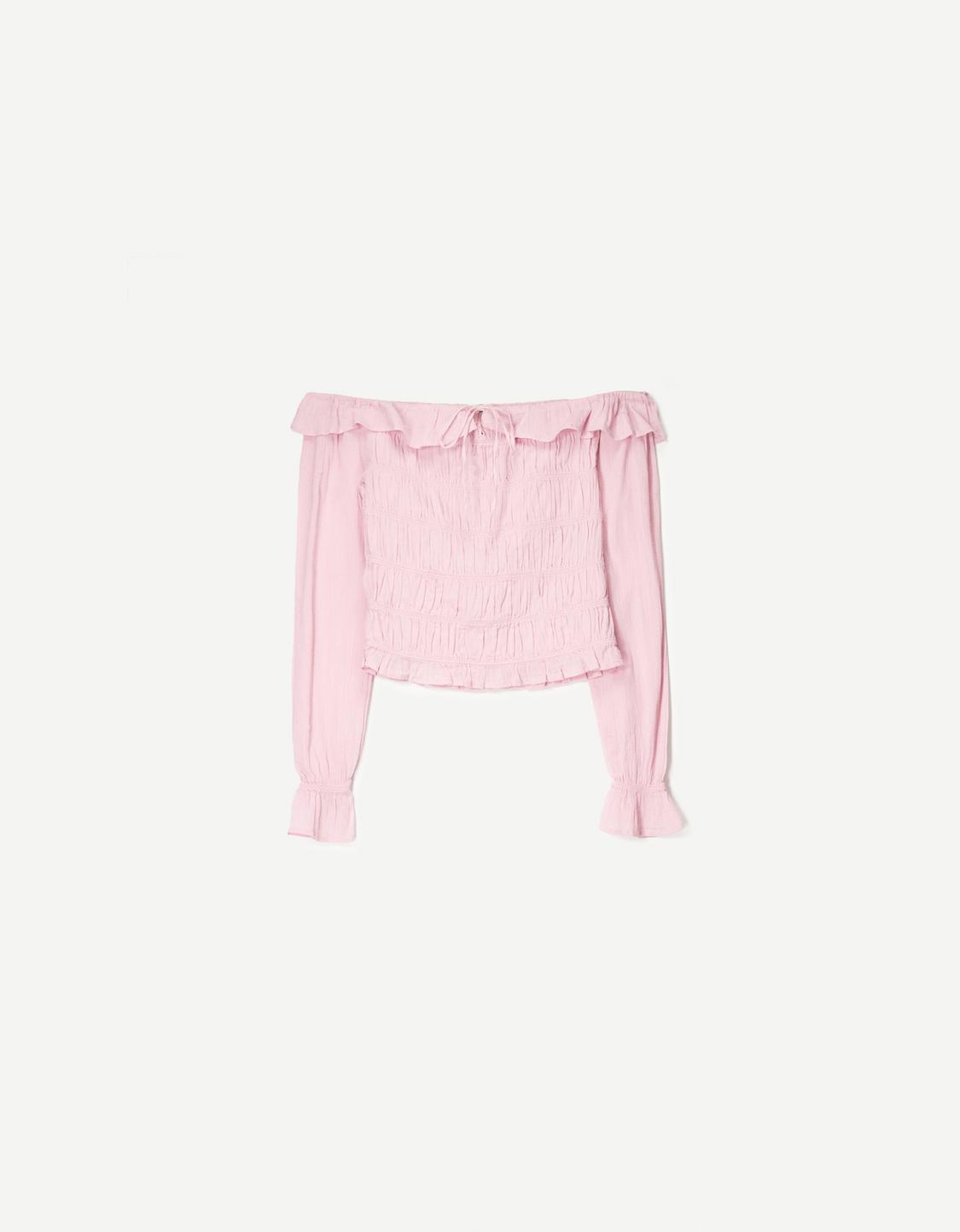 Long sleeve corset shirt