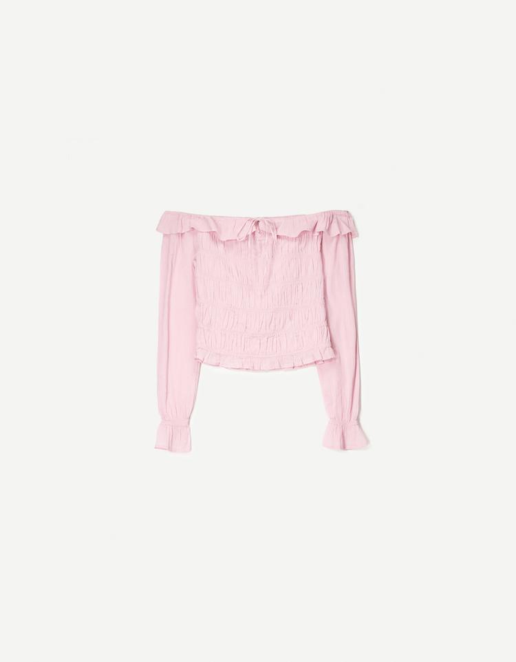 Long sleeve corset shirt