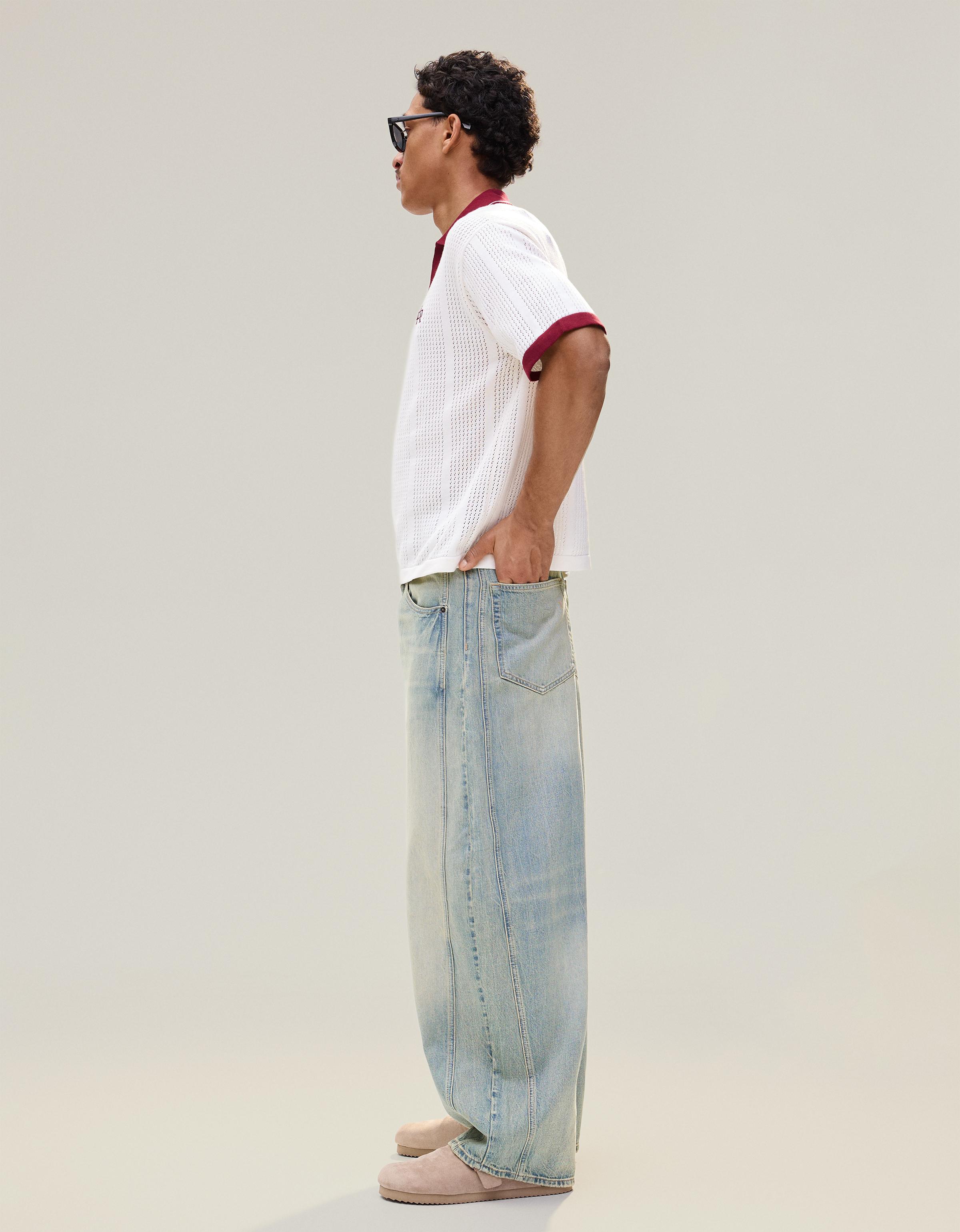 Barrel leg jeans — Light blue