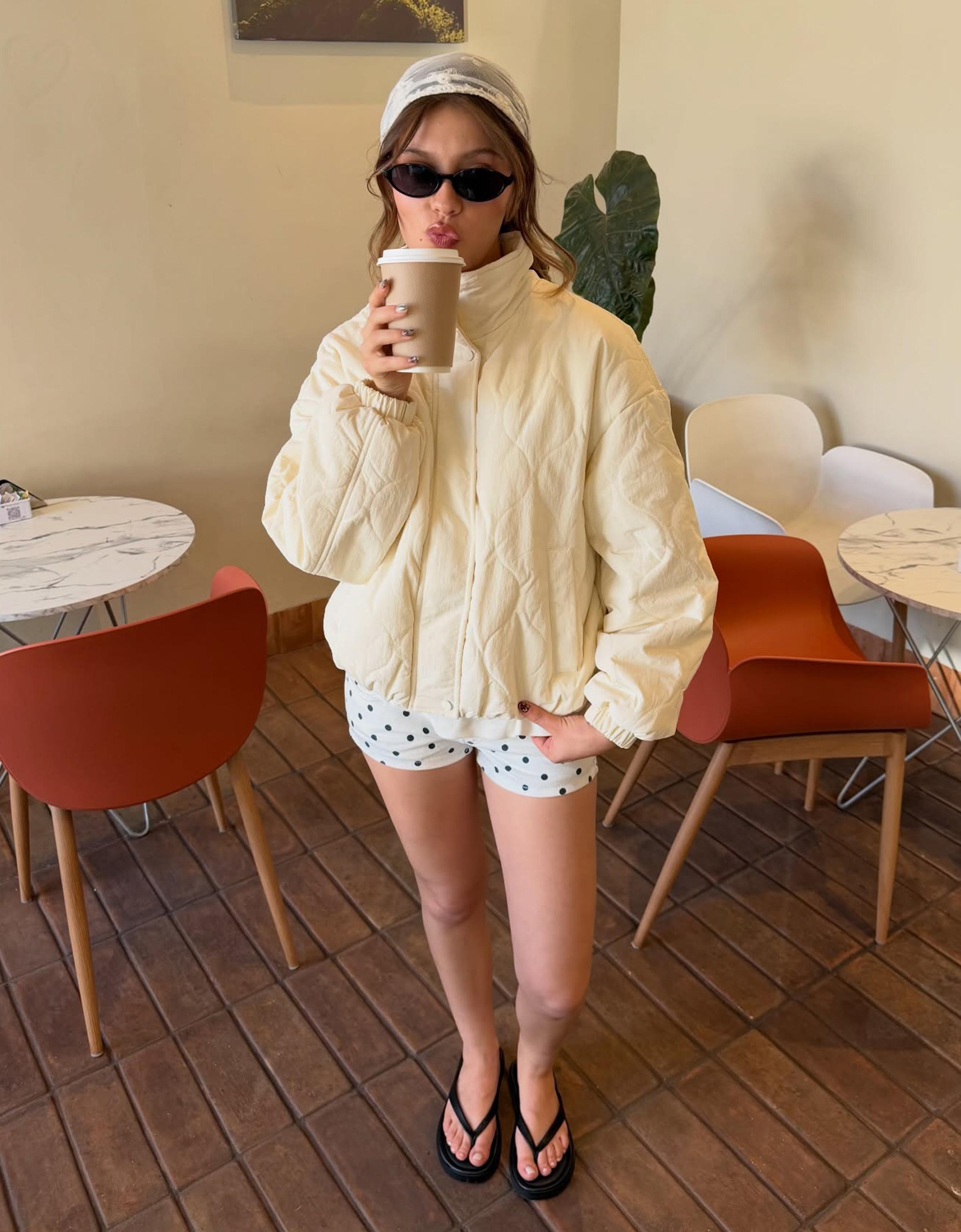 Padded jacket — Cream