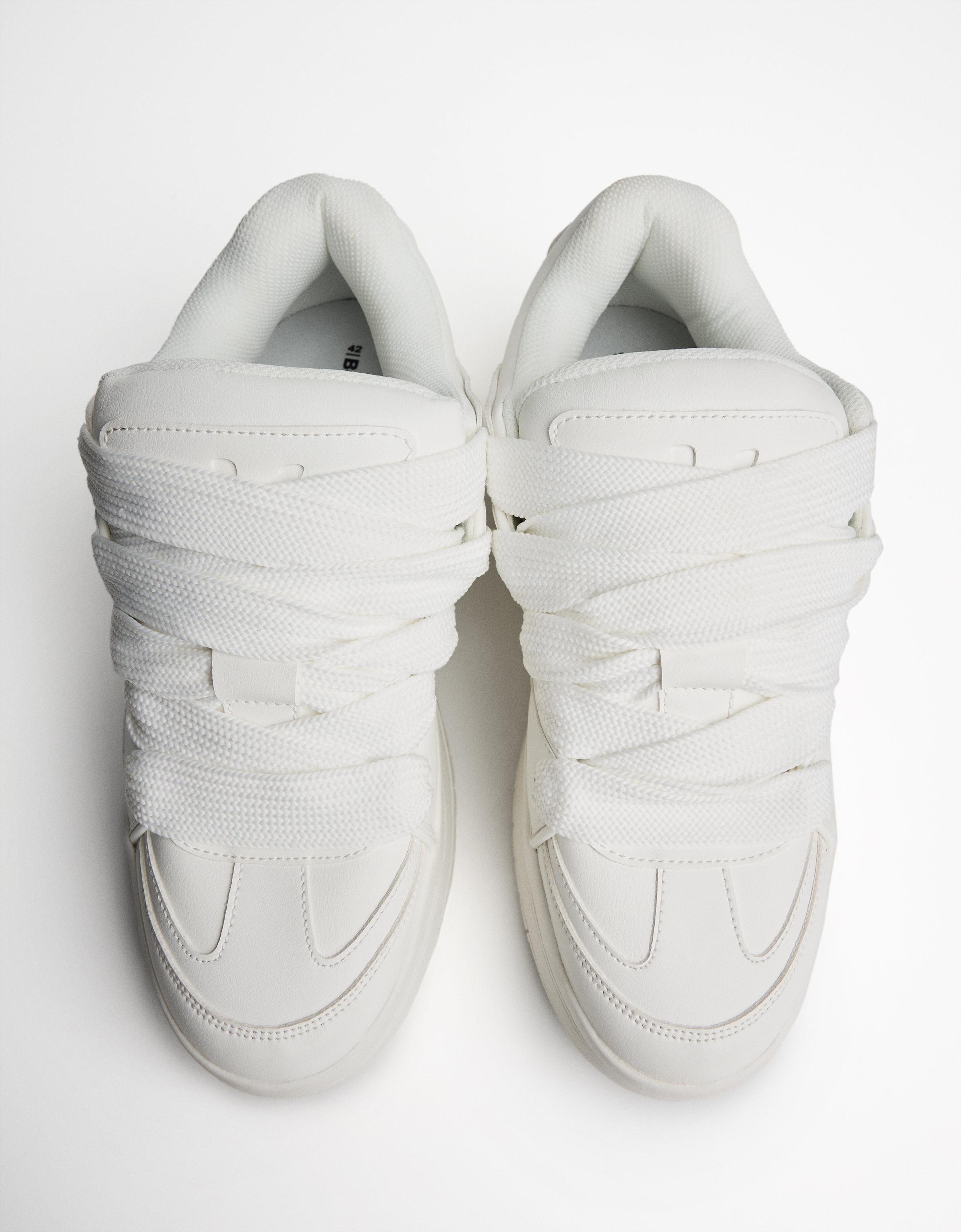 Kalın tabanlı kaykay ayakkabısı - Görsel 12