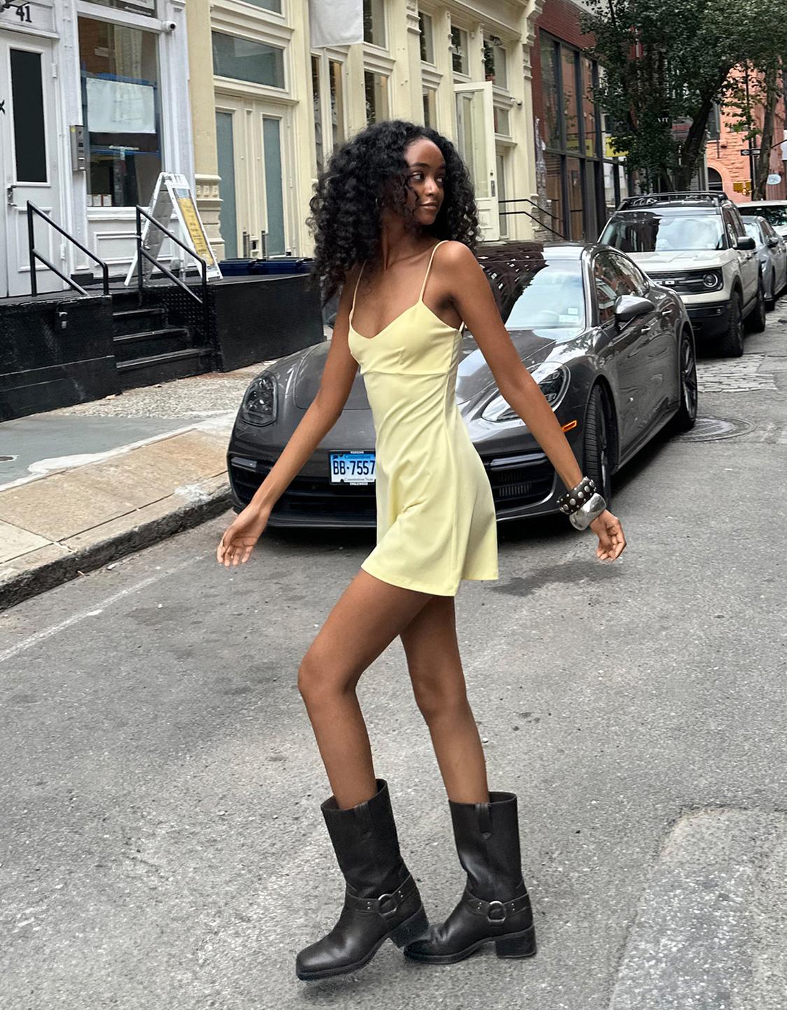 Strappy mini dress
