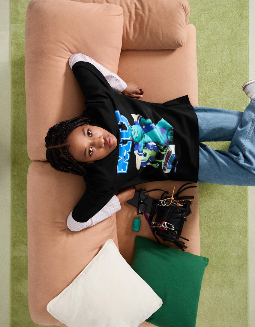 Monsters, Inc. T-shirt met korte mouw-Zwart-2