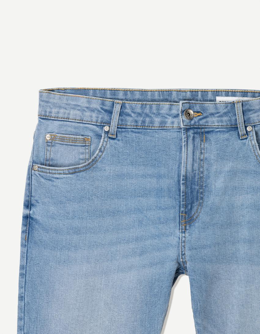 Blugi skinny fit-Albastru deschis-2