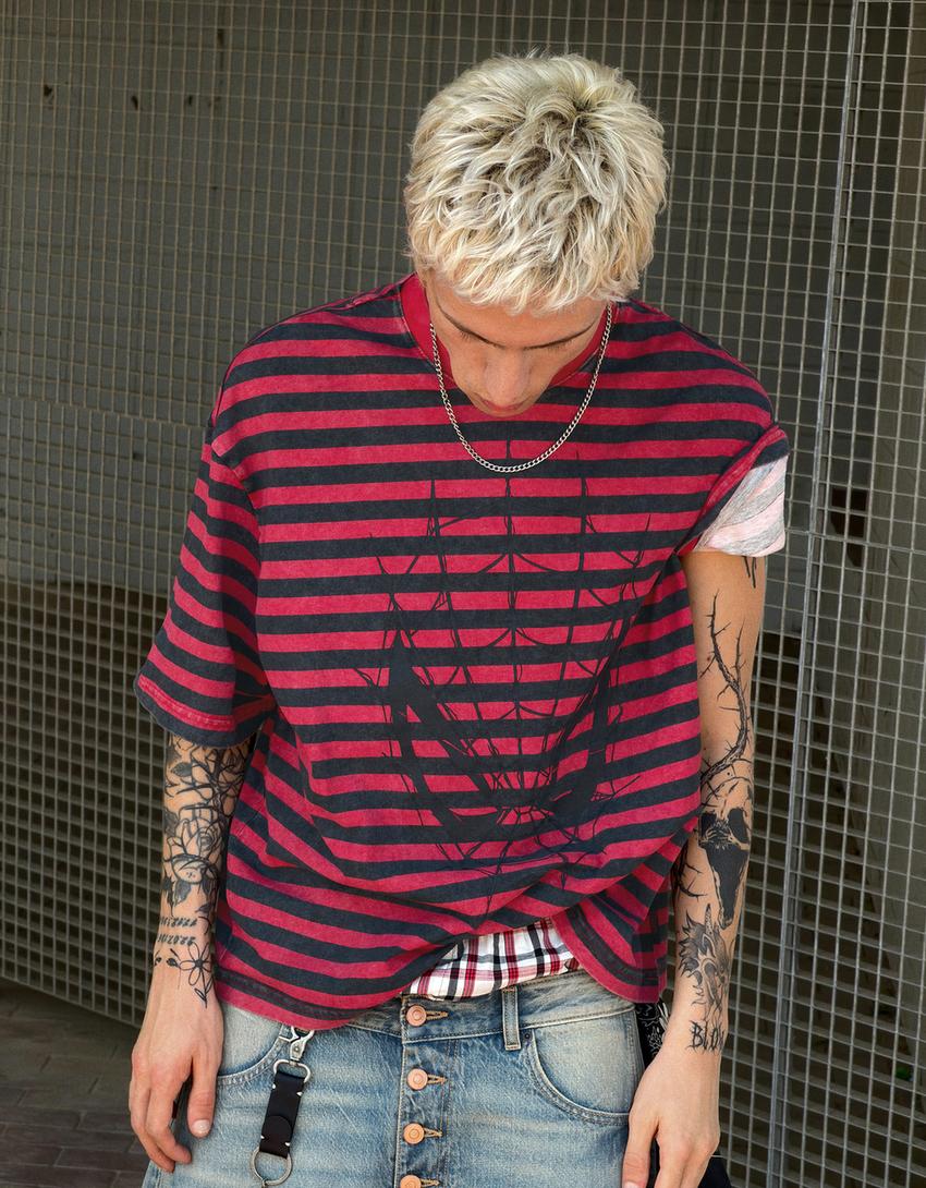Camiseta print SPIDERMAN-Rojo