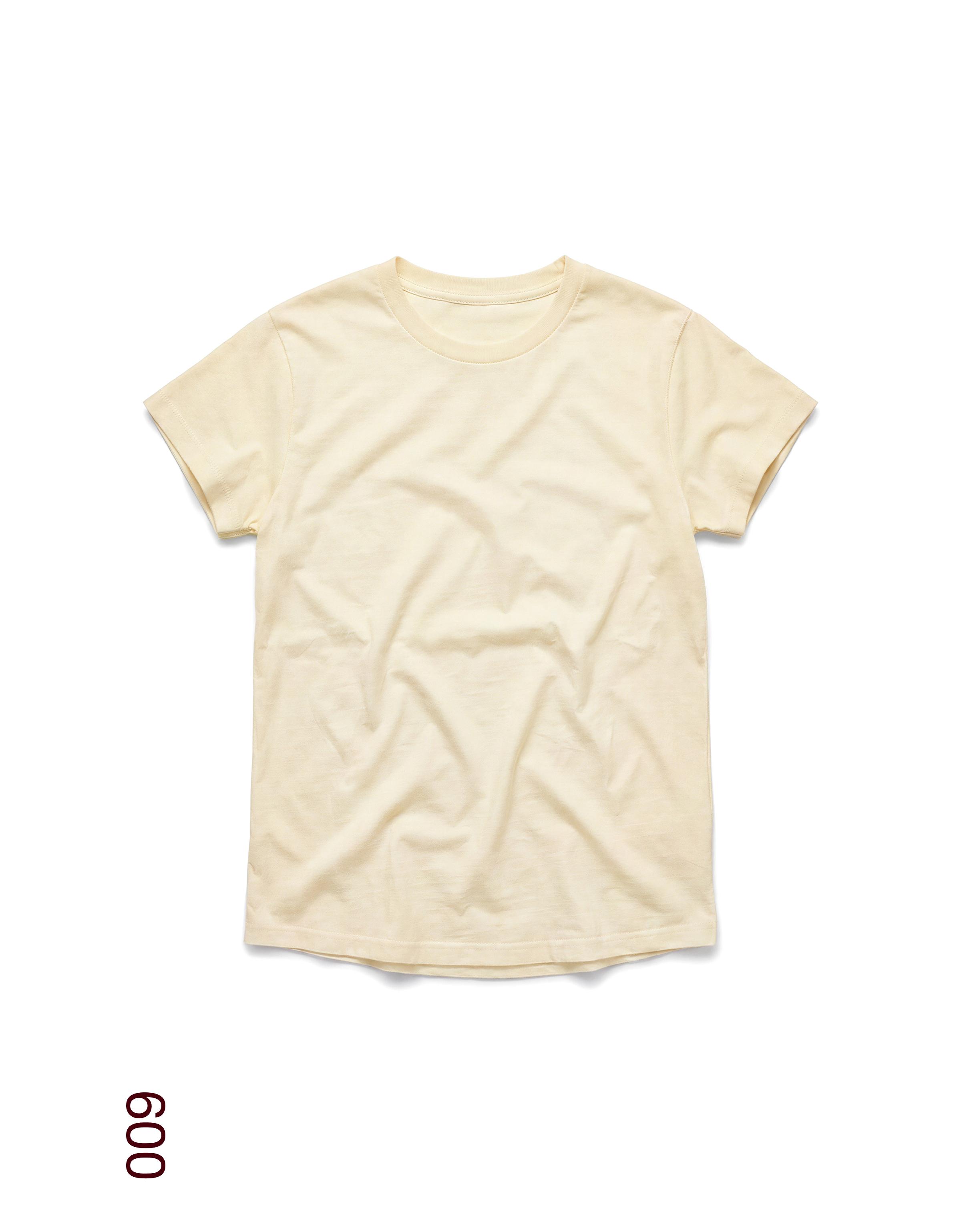 Short sleeve round neck T-shirt — Yellow