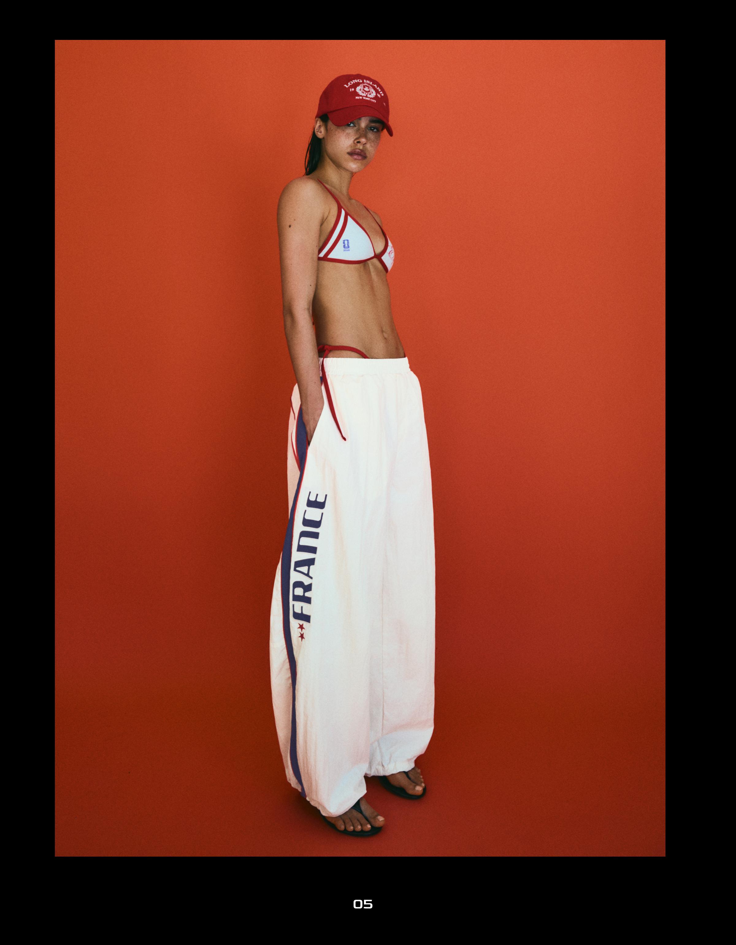 France FIFA WORLD CUP™ technical parachute trousers — White