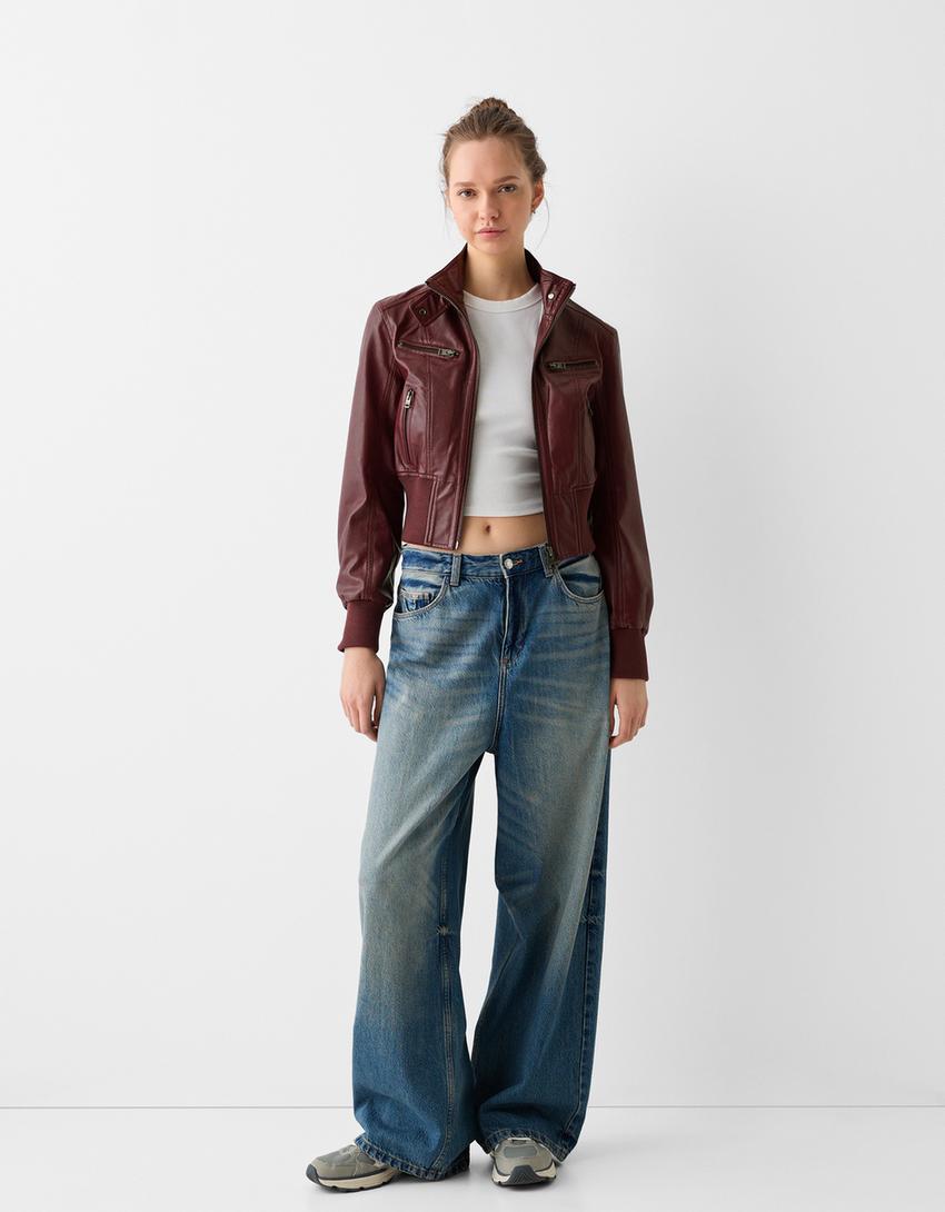 جاكيت من الجلد الاصطناعي-عقيقي-3