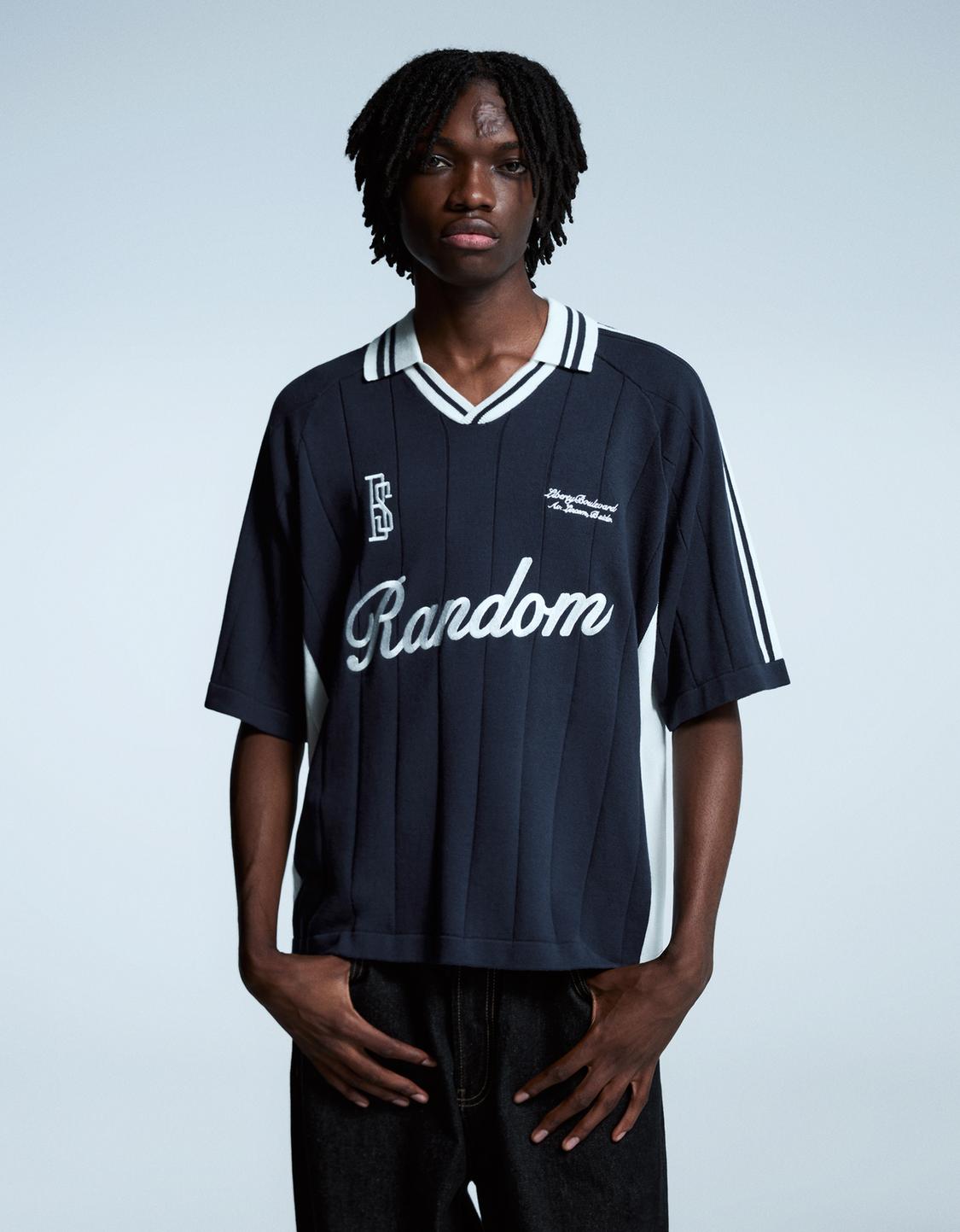 Polo manga corta sport print