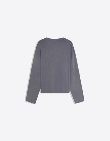 Long sleeve print T-shirt — Dark grey 7