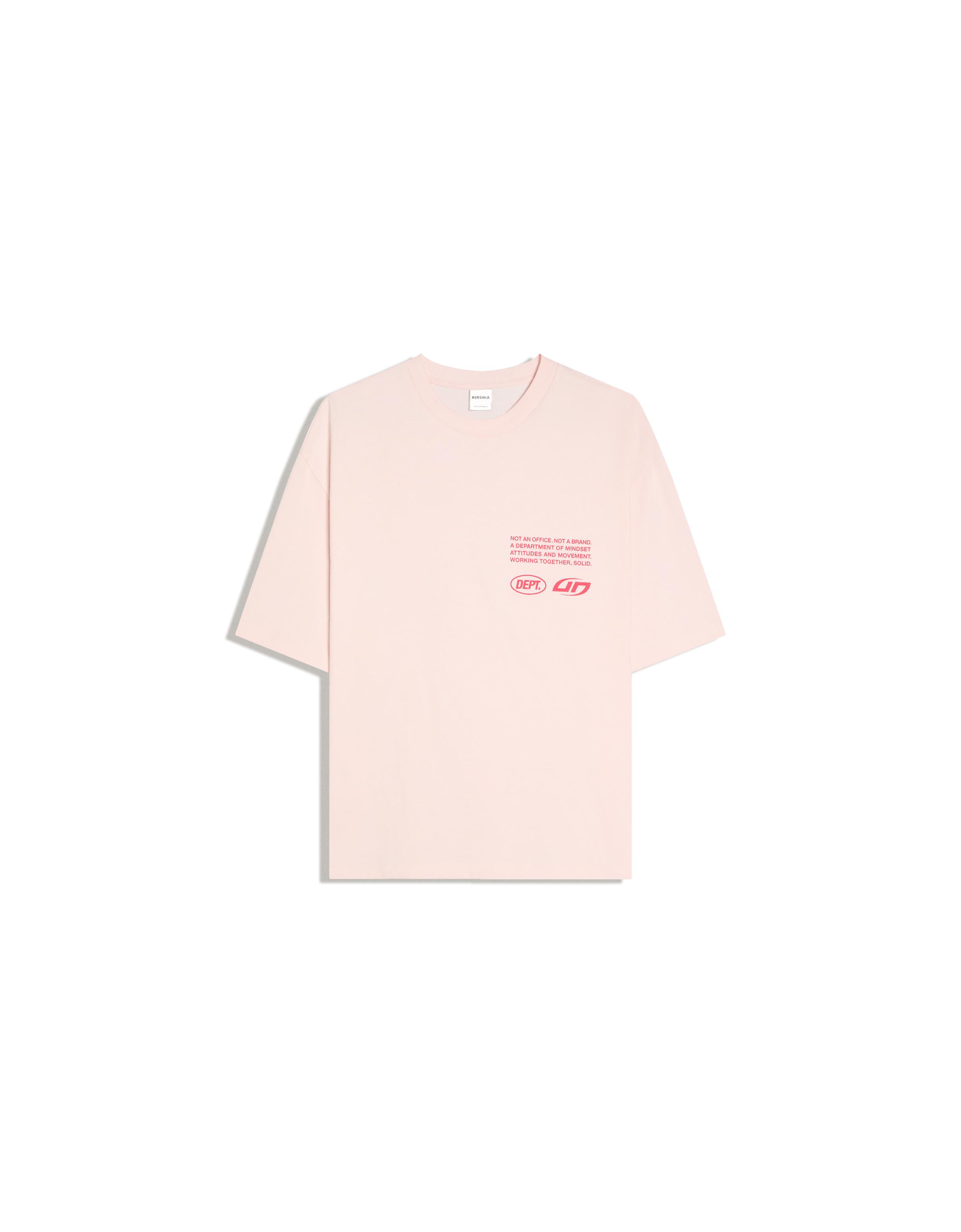 Boxy street lettering T-shirt — Pink