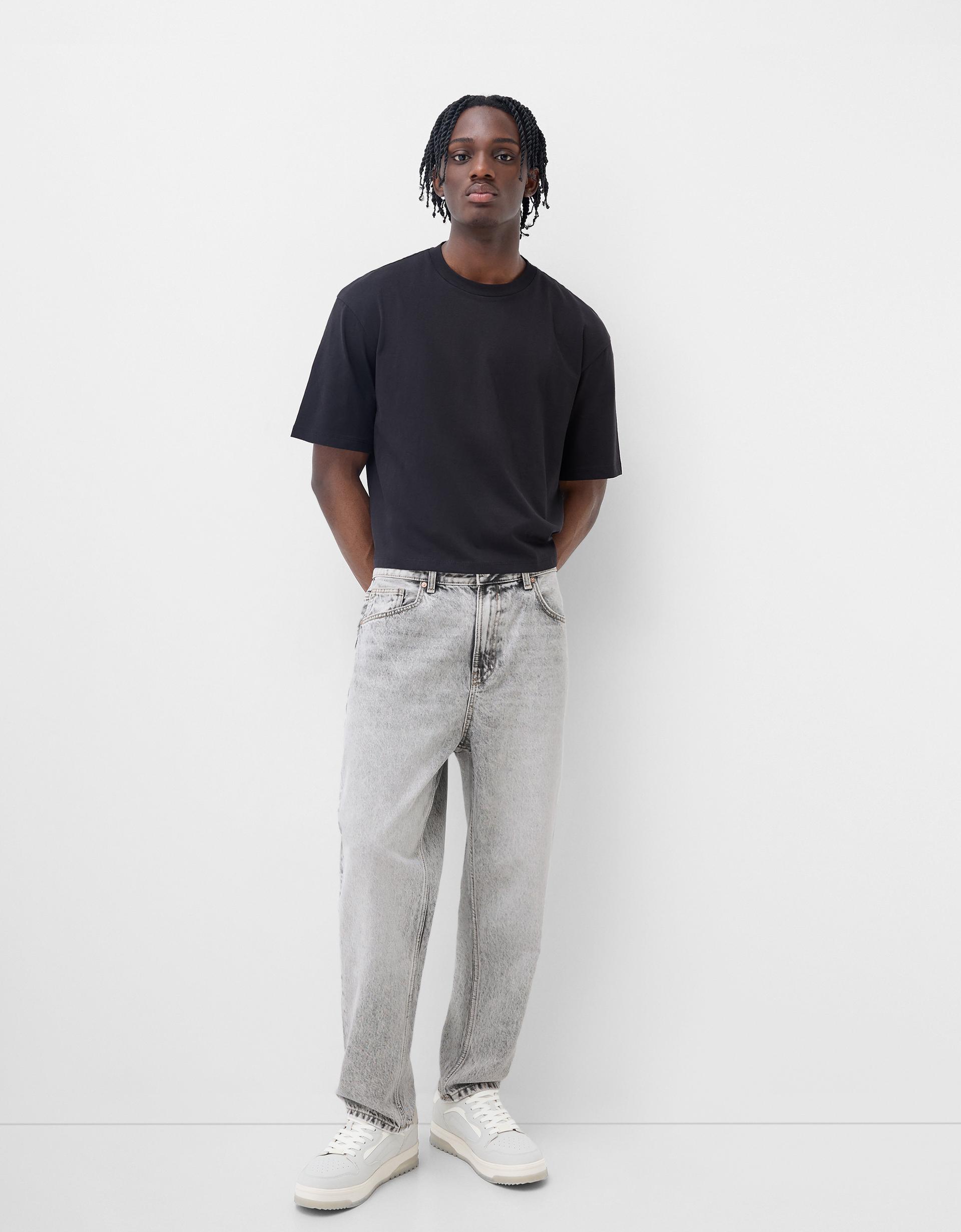 Pantalones Anchos Pantalones Vestir Bershka El Pantalón Ancho De