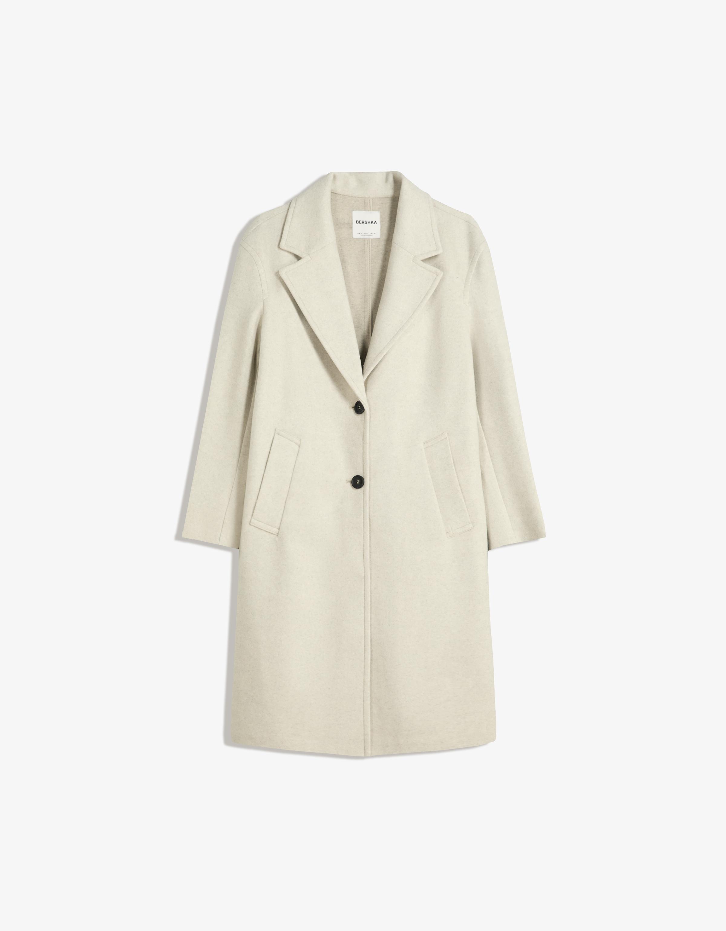 Long soft-touch coat