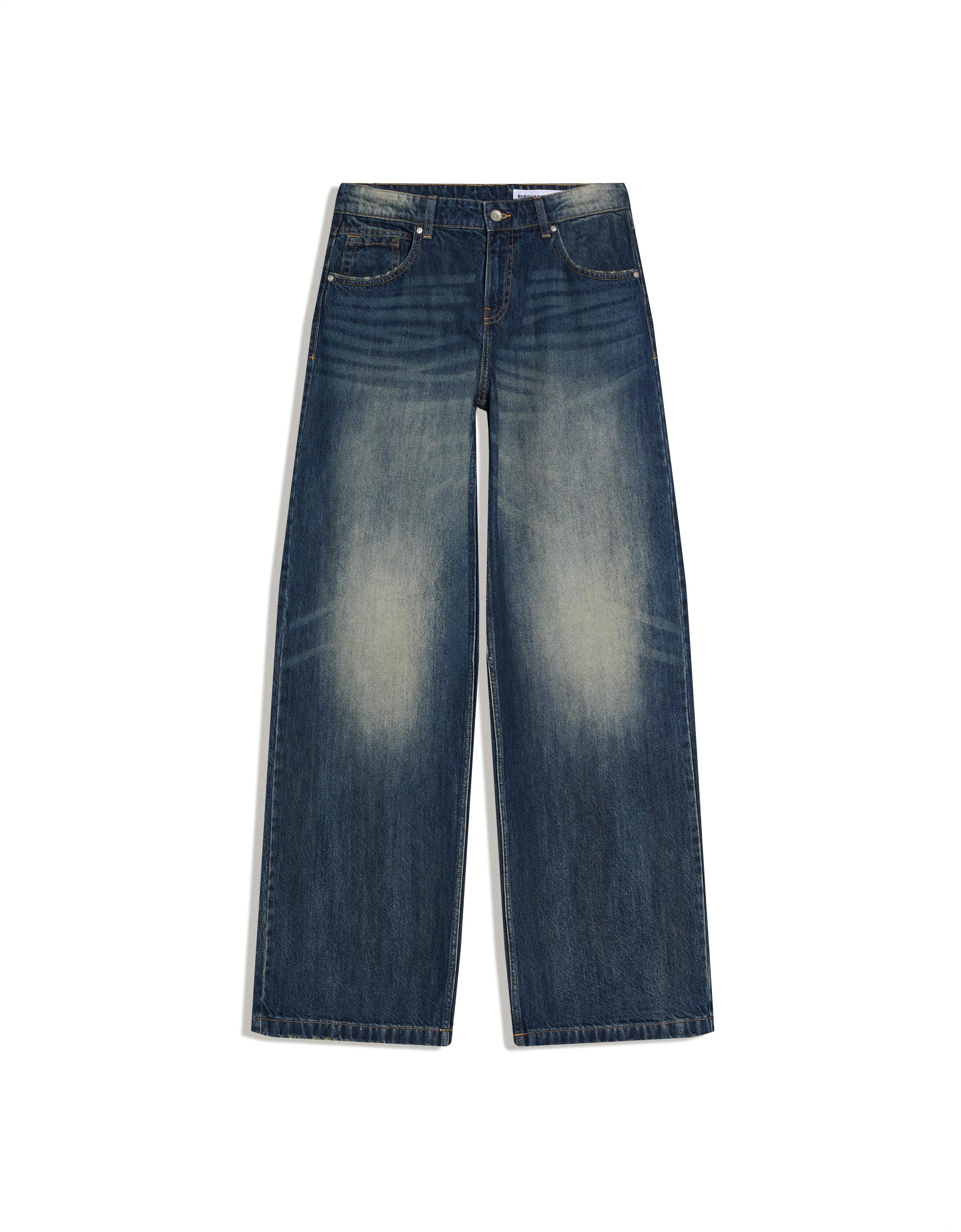 İşlemeli düşük bel boyfriend jean - Görsel 8