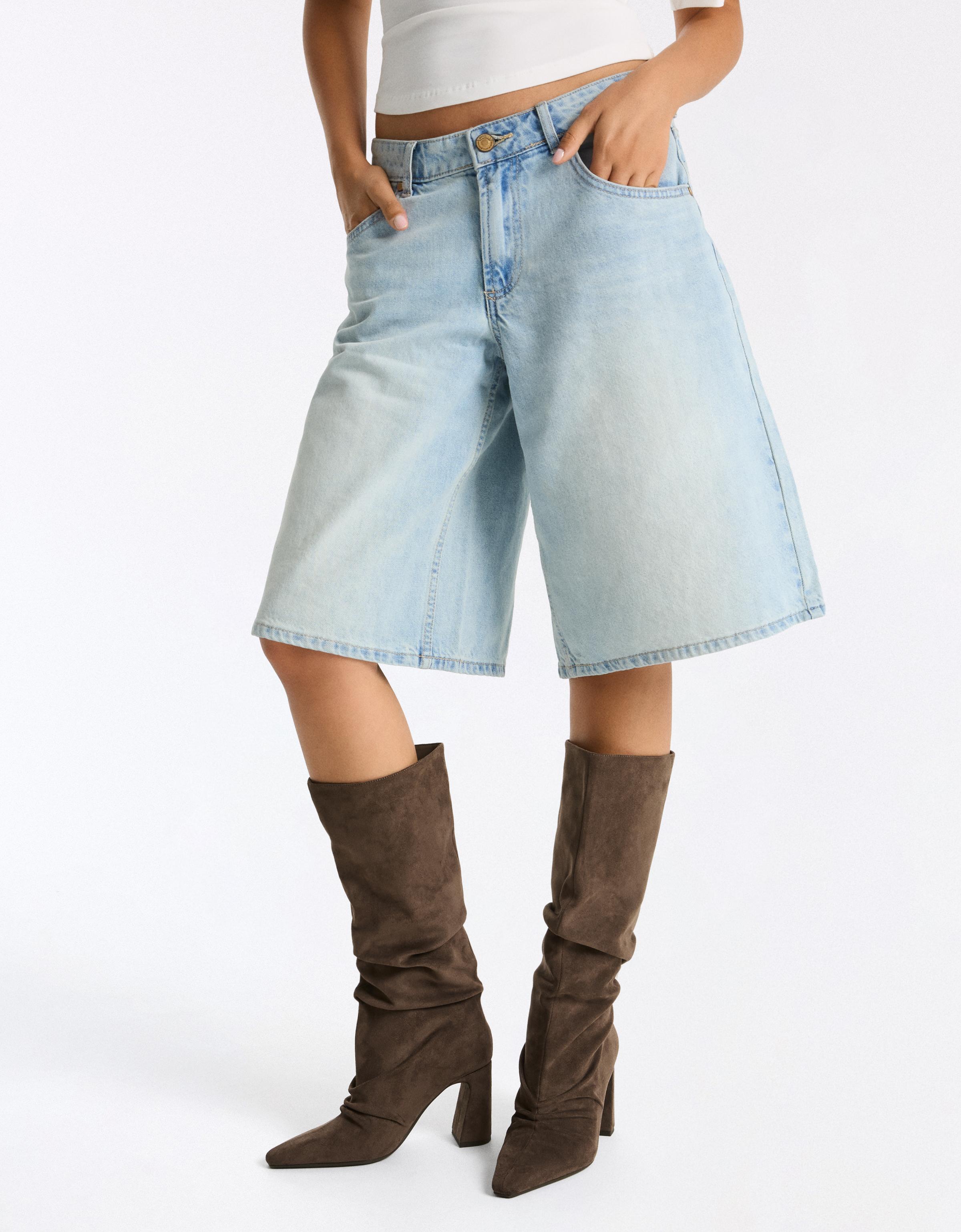 Slouchy heel boots — SAND