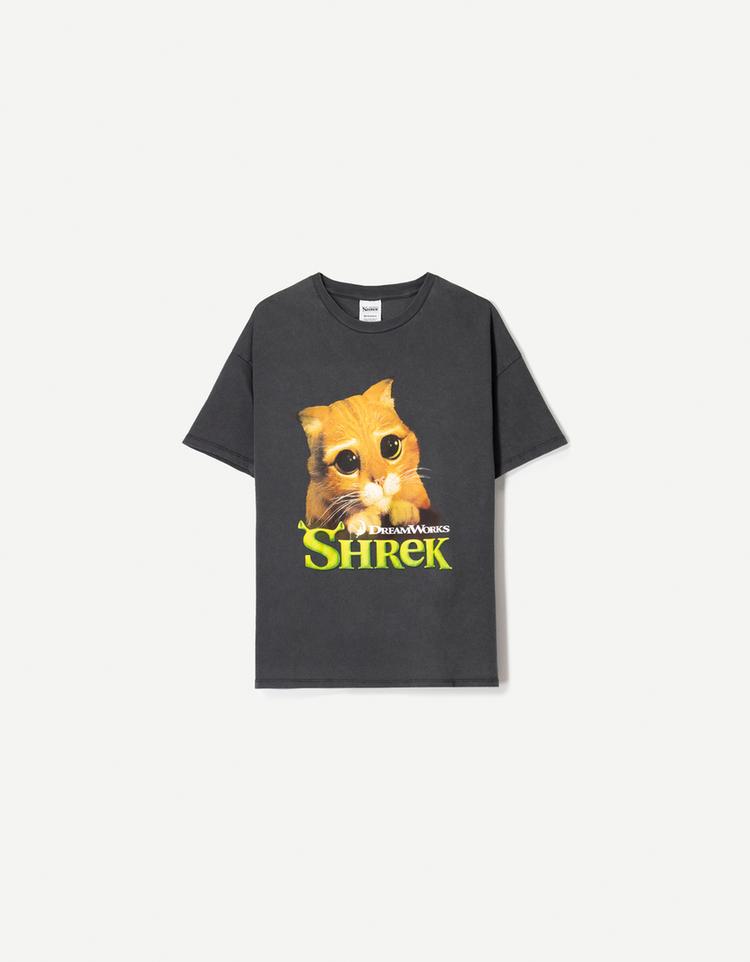 Shrek print short sleeve T-shirt