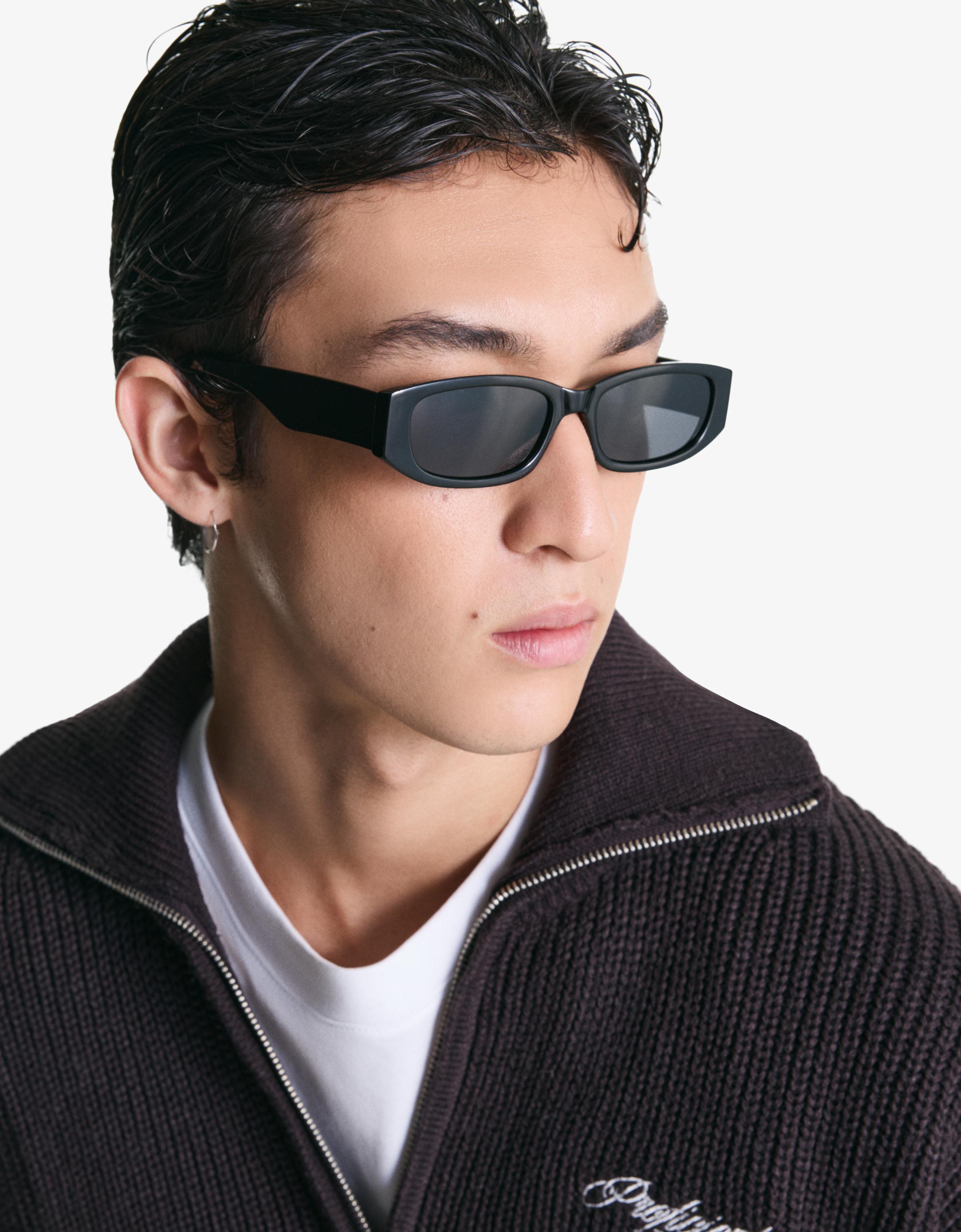 Bershka Sonnenbrille Aus Kunststoff Herren Schwarz