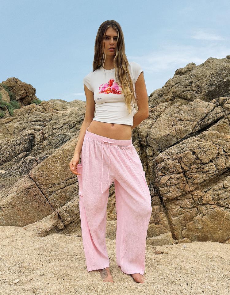 Balloon fit kargo pantolon