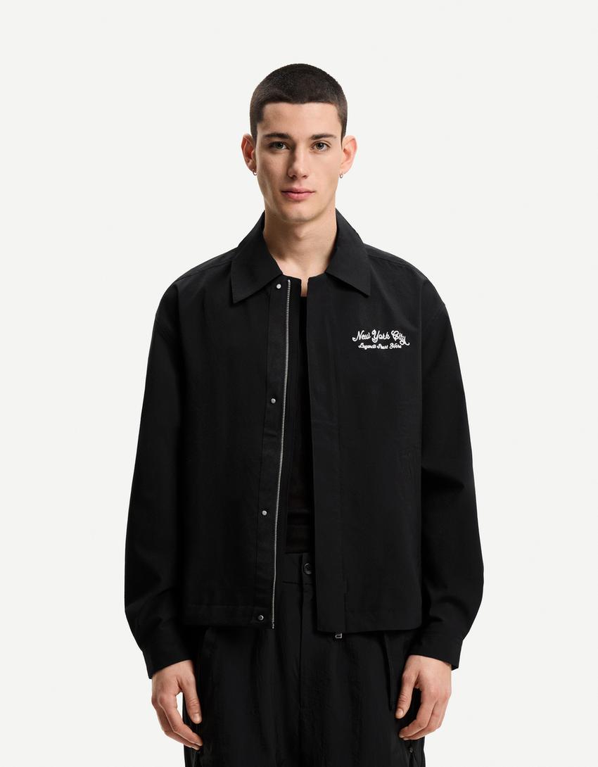 Giacca Biker Giacca Elegante Bershka Uomo Giacca Biker Zalando