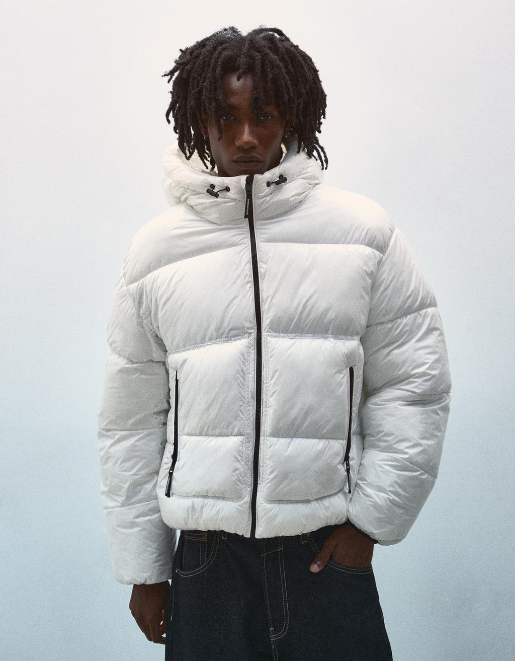 Hooded puffer jacket