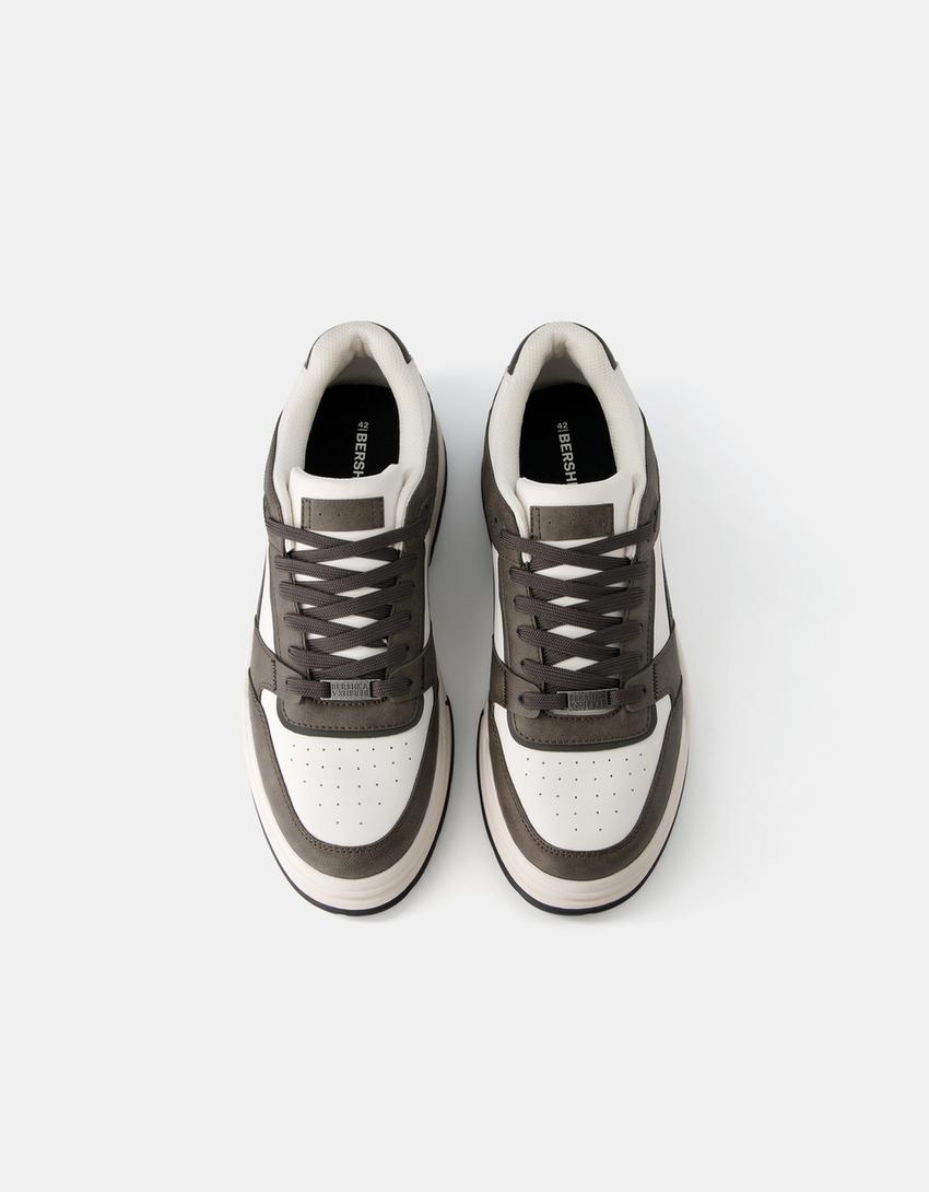 Combined multi-piece trainers-Multicolored