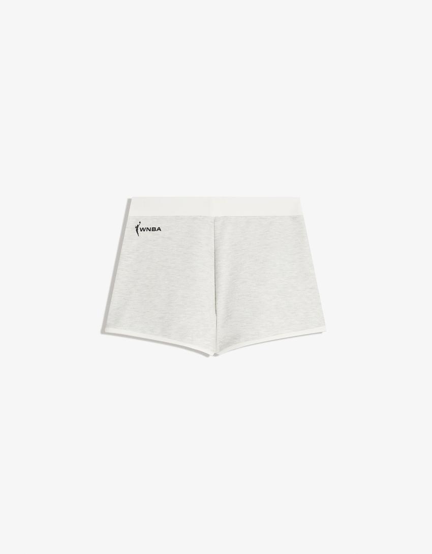 WNBA mini shorts-Grey-5