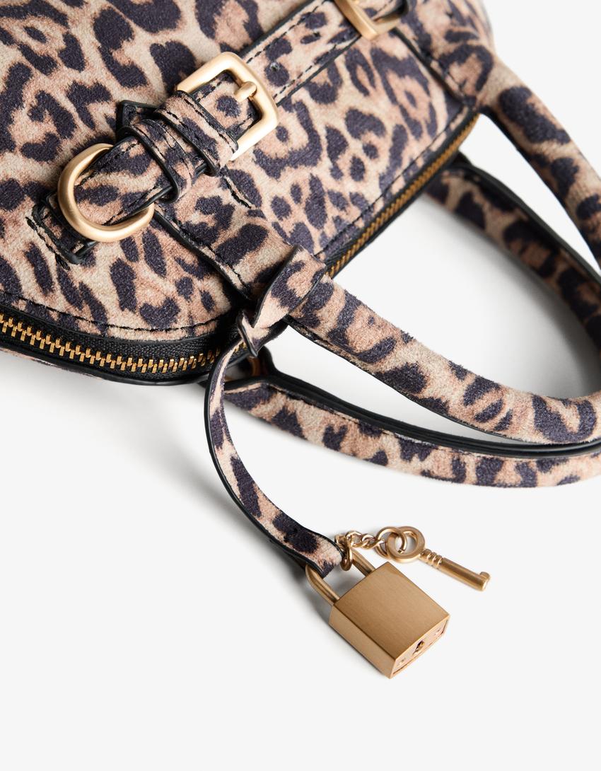 Mini sac similicuir-Marron-2