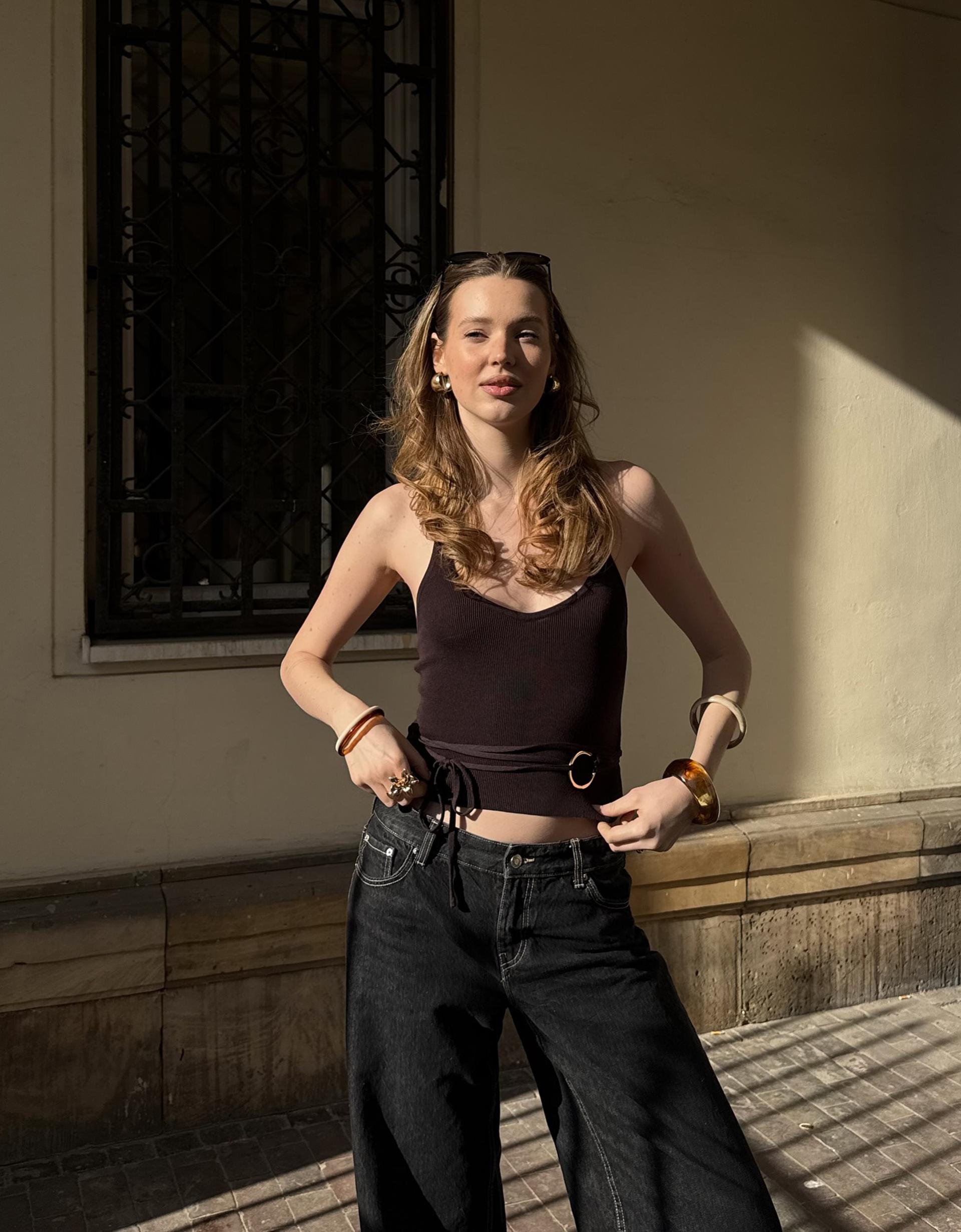 Halter top with ring detail Tops and bodysuits Women Bershka