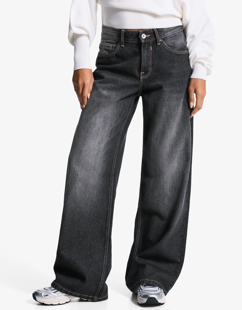 Boyfriend jeans-Black