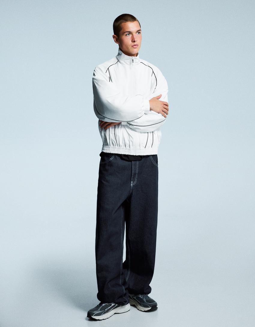 Cazadora técnica sport-Blanco