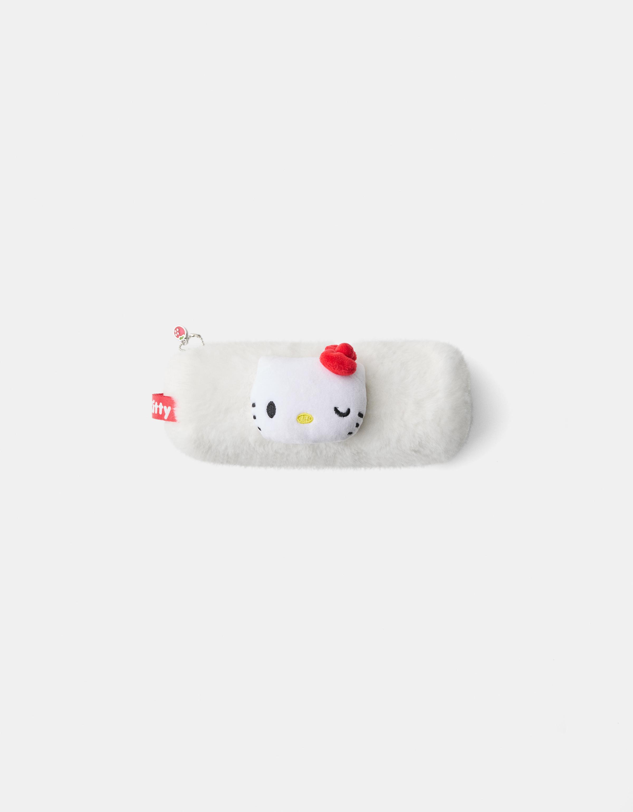 Bershka Etui Hello Kitty Mania Aus Plüsch Damen Weiss